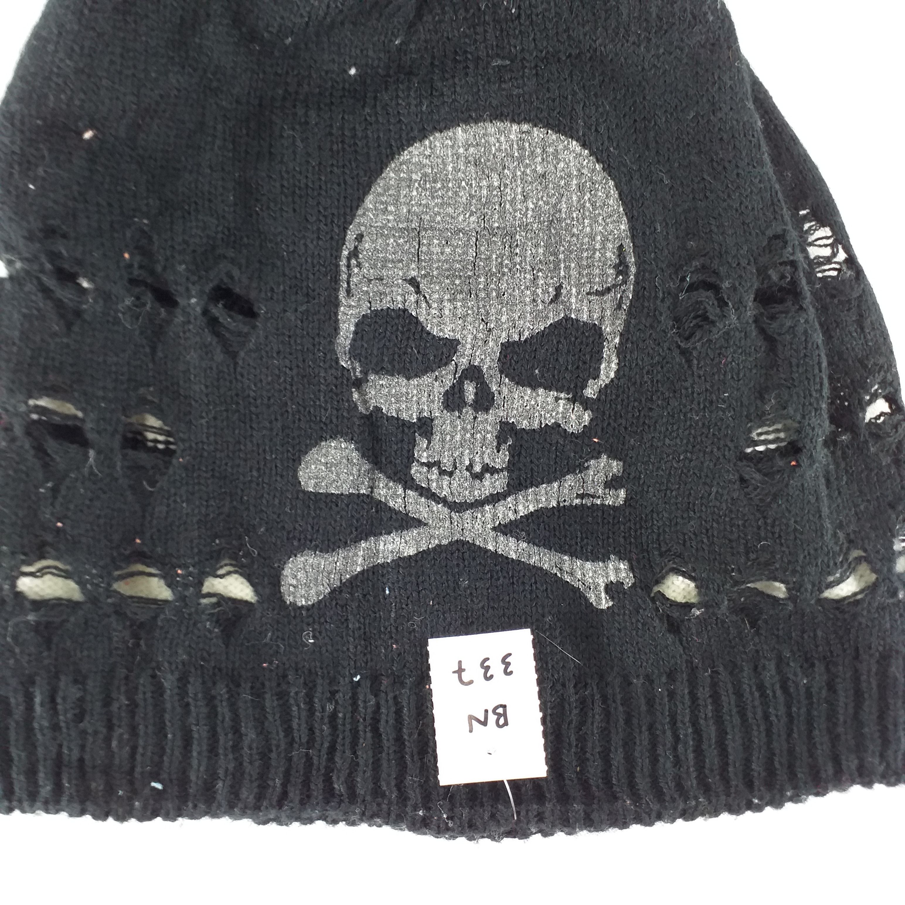 Japanese Brand Vintage Skulls Snow Cap Hat Beanie BN337 Size ONE SIZE - 4 Thumbnail