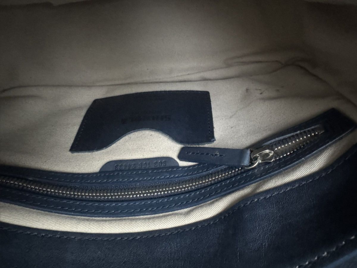 Shinola Shinola Blue Leather Shoulder Messenger Flap Bag Size ONE SIZE - 14 Thumbnail