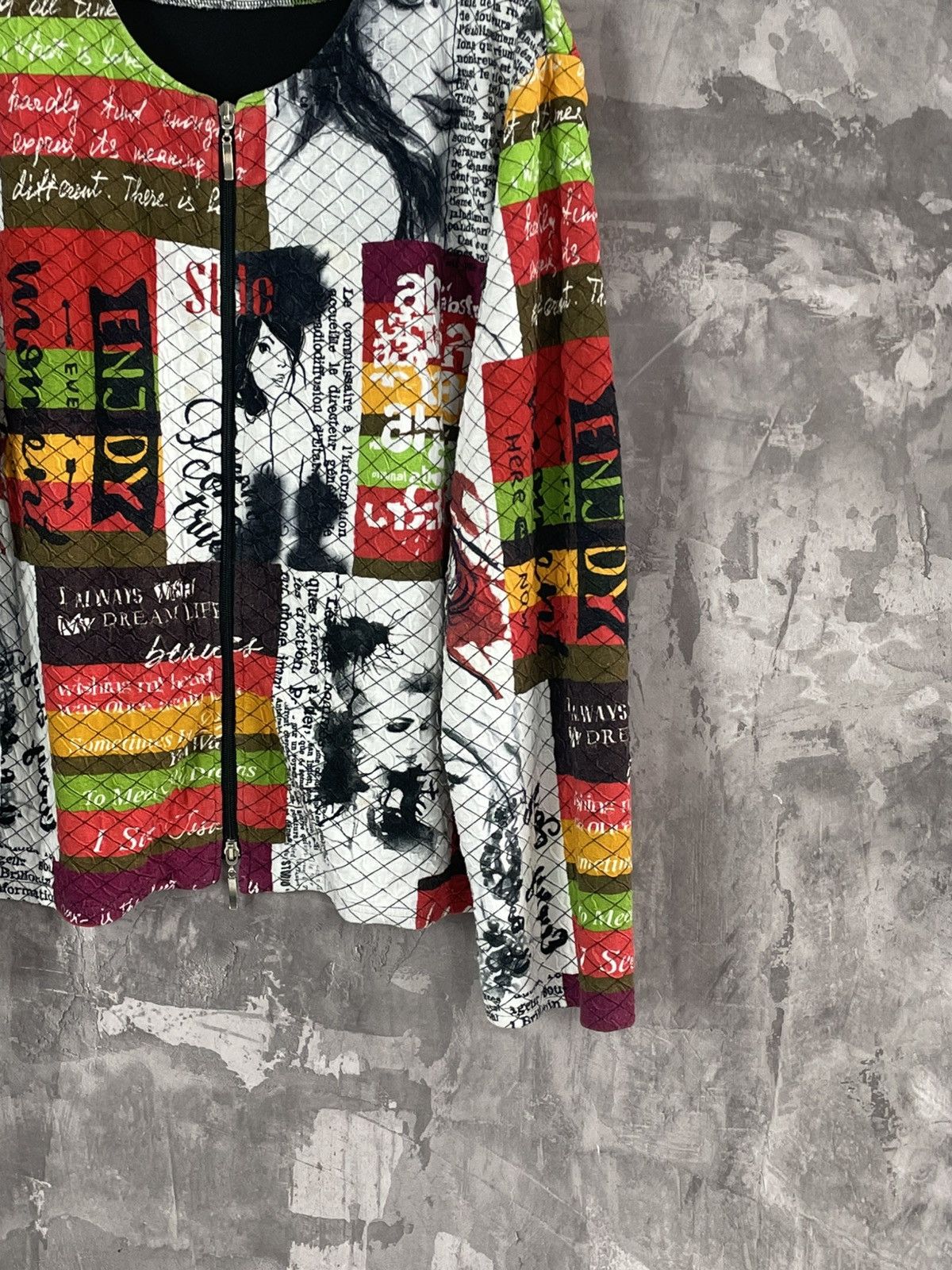 Hysteric Glamour × If Six Was Nine × Vintage Vintage John Galliano Y2K Glamour Zip Sweater Size M / US 6-8 / IT 42-44 - 6 Thumbnail