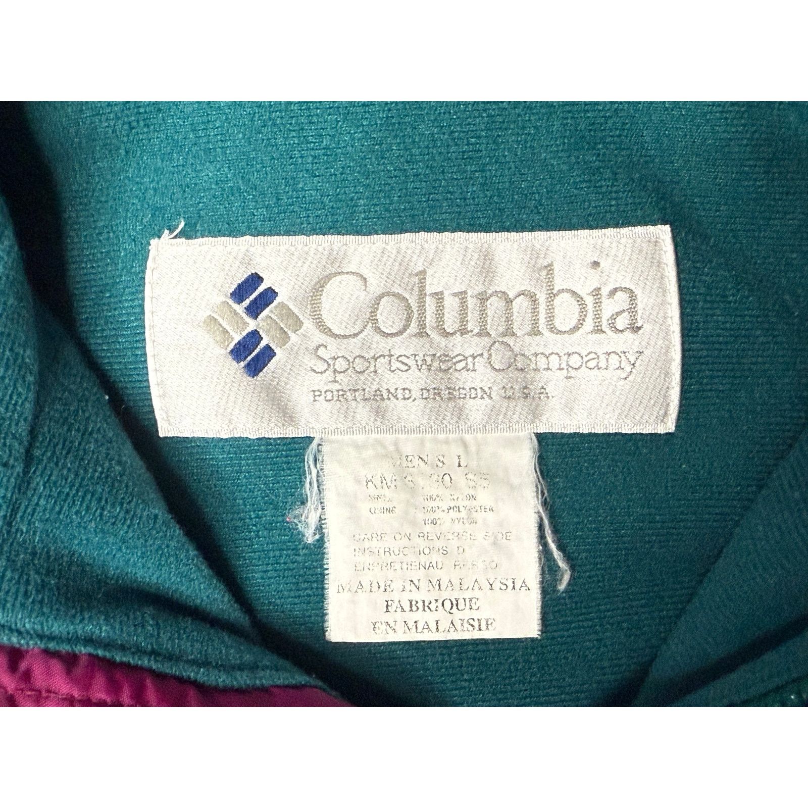 Columbia × Vintage Vintage 90s Columbia Sportswear Lined Windbreaker Jacket L Size US L / EU 52-54 / 3 - 3 Thumbnail