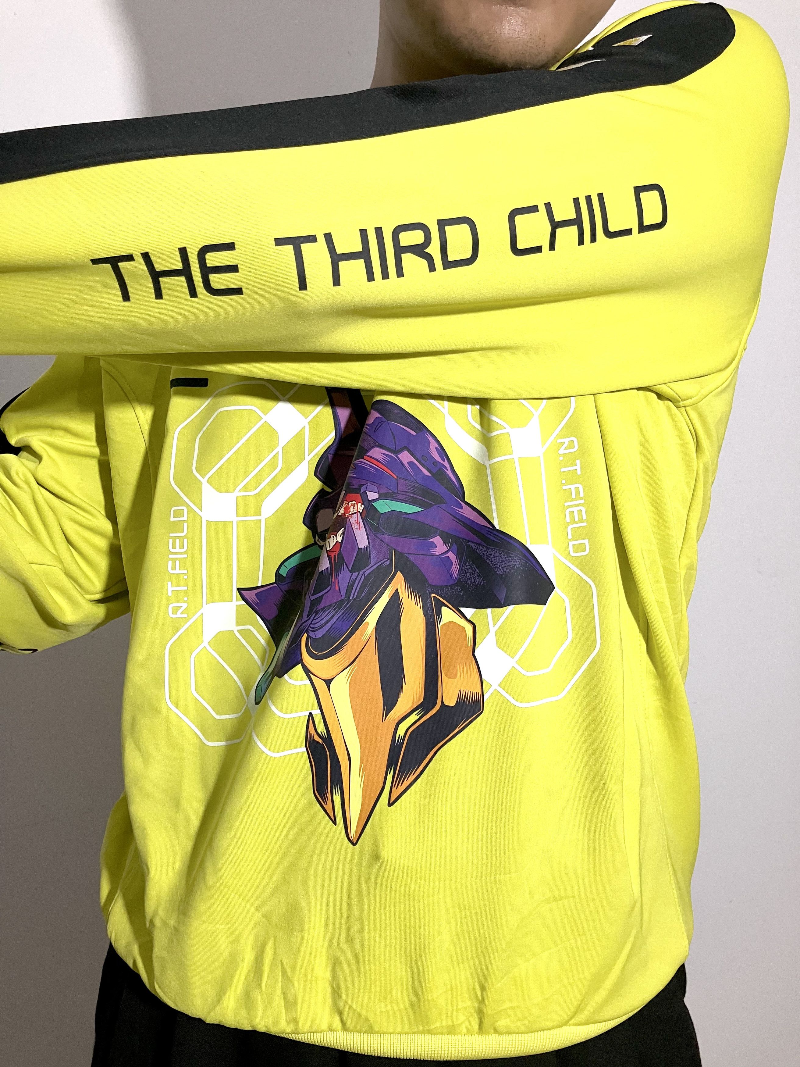 Anime Rework Jersey Anime 'EVA-01' in Neon Green Hummel Jersey Size US XL / EU 56 / 4 - 3 Thumbnail