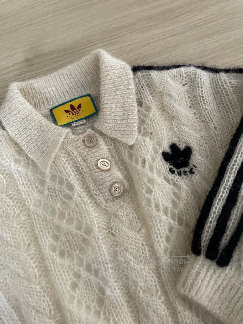 Gucci Gucci Clover co-branded knitted sweater Size L / US 10 / IT 46 - 4 Thumbnail