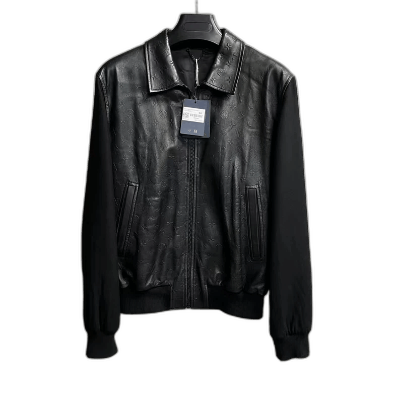 Louis Vuitton Louis Vuitton Black Leather Long Sleeve Jacket Size US L / EU 52-54 / 3 - 1 Thumbnail