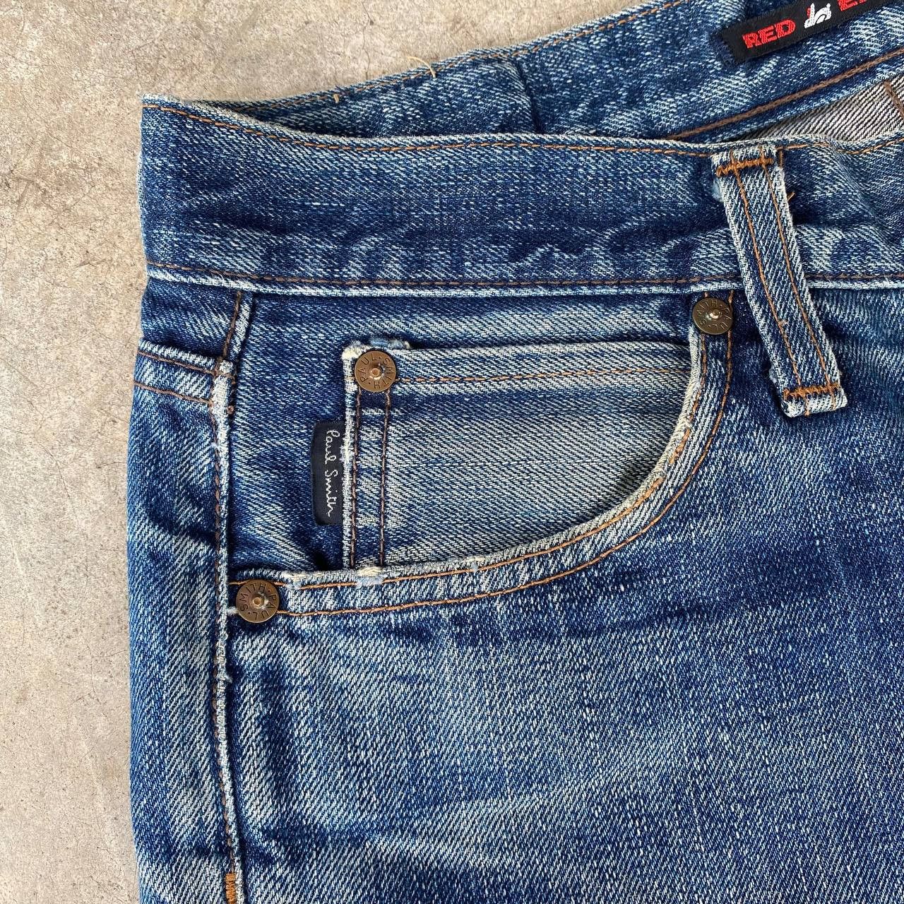 Paul Smith Red Ear BEAUTY DISTRESSED DENIM BY VINTAGE RED EAR X PAULSMITH Size US 29 - 13 Thumbnail