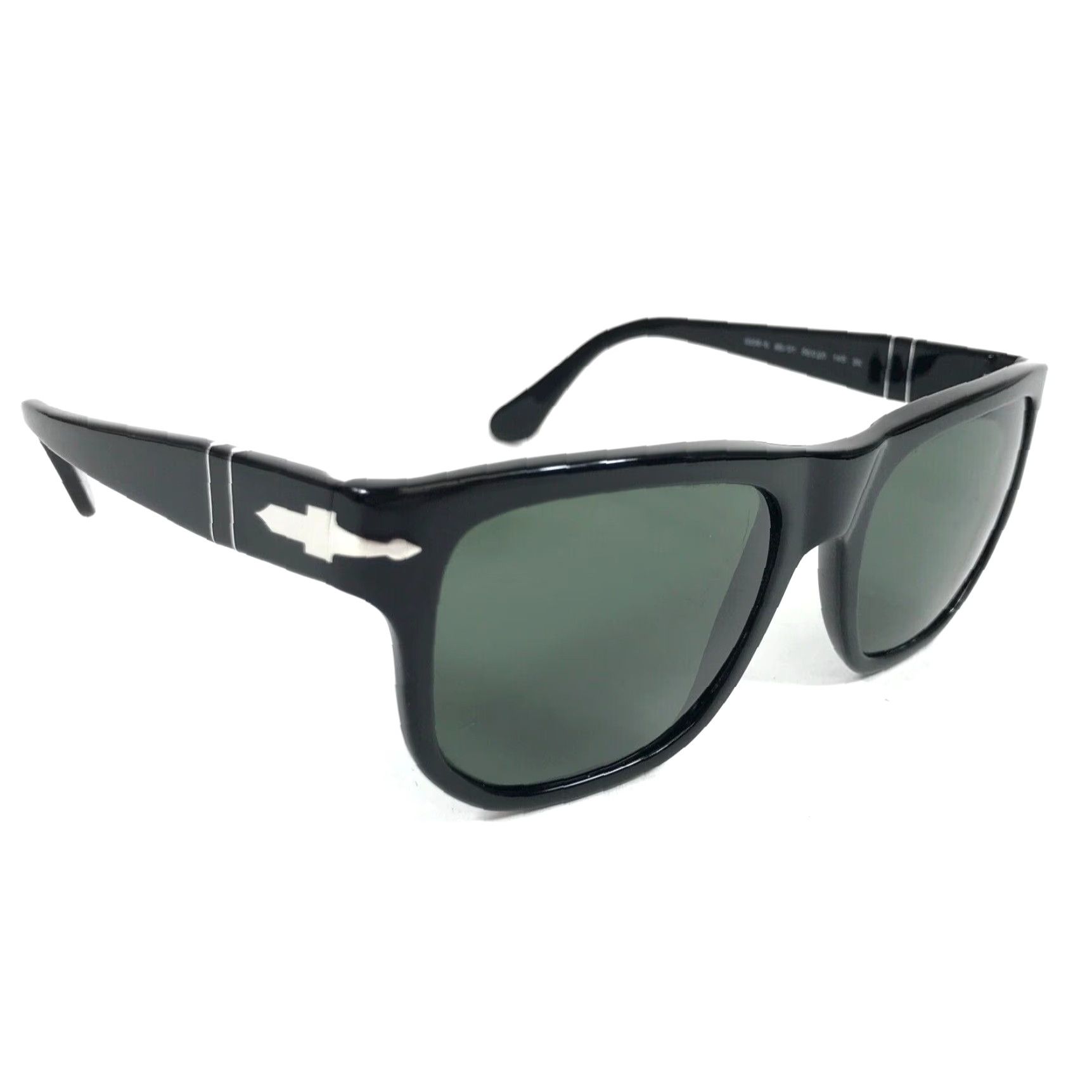 Persol Shiny Black Square Shaped FramesEyewear Model 3306-S 95/31 Size ONE SIZE - 3 Thumbnail