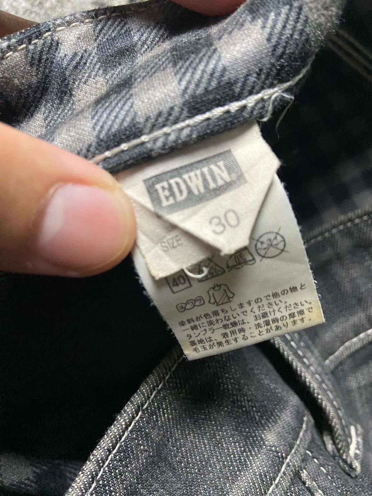 Edwin Edwin 503 x Blue Trip Distressed Ripped Jeans (159) Size US 32 / EU 48 - 3 Thumbnail