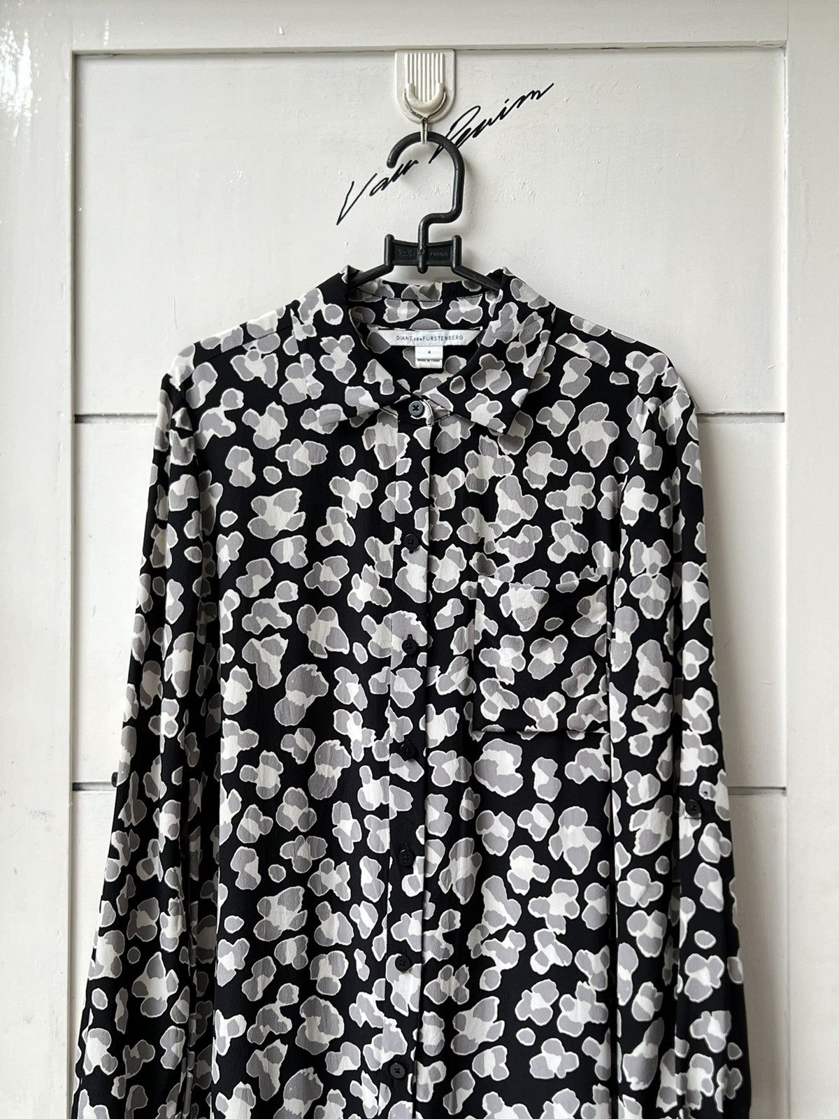 Diane von Furstenberg Diane Von Furstenberg Long Shirt Size US S / EU 44-46 / 1 - 2 Thumbnail