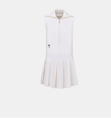 image of Dior O1Bcso1Str0224 Dress In White, Women's (Size Medium)
