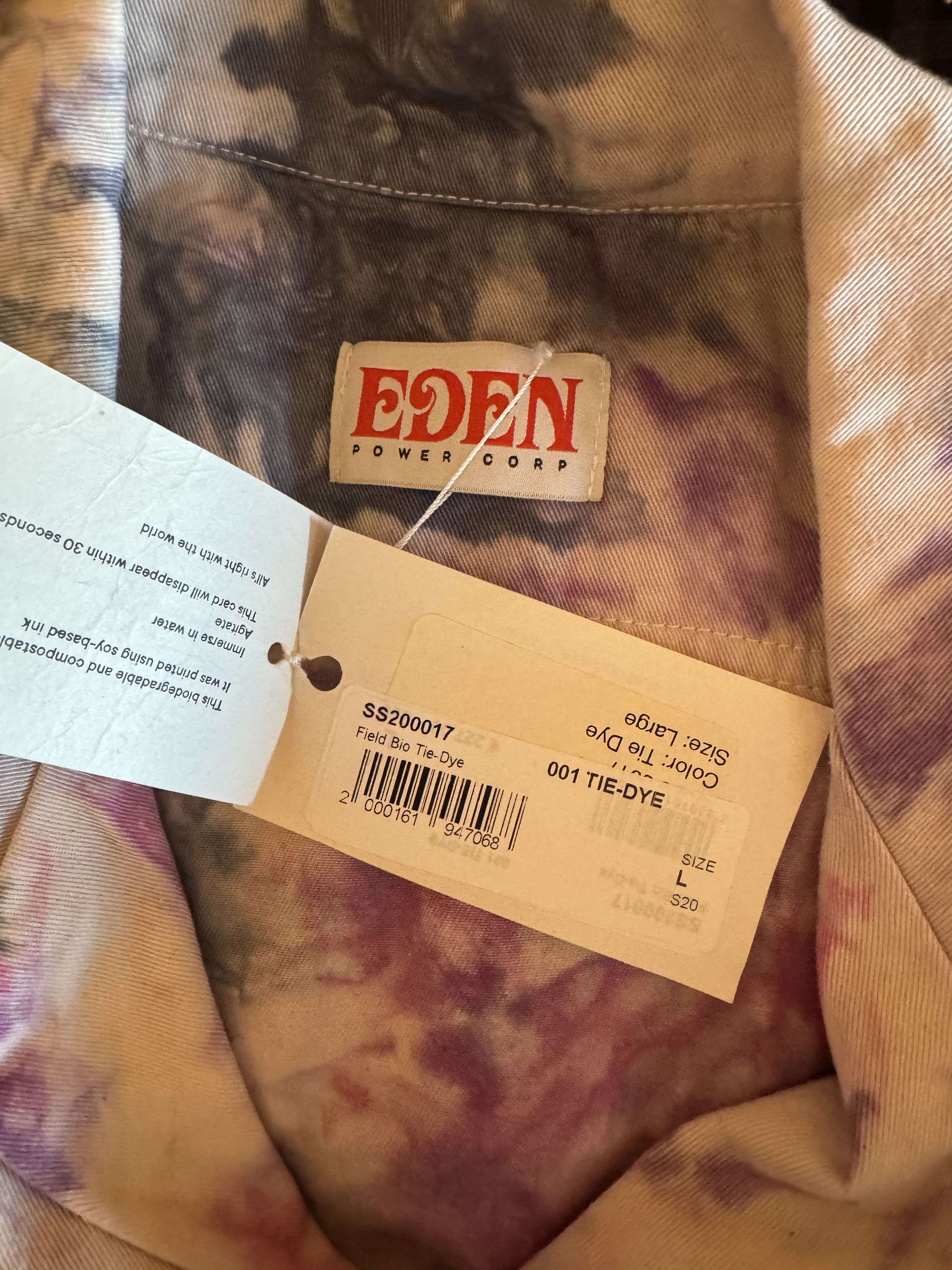EDEN Power Corp Tie-Dye Shirt Size US L / EU 52-54 / 3 - 3 Thumbnail
