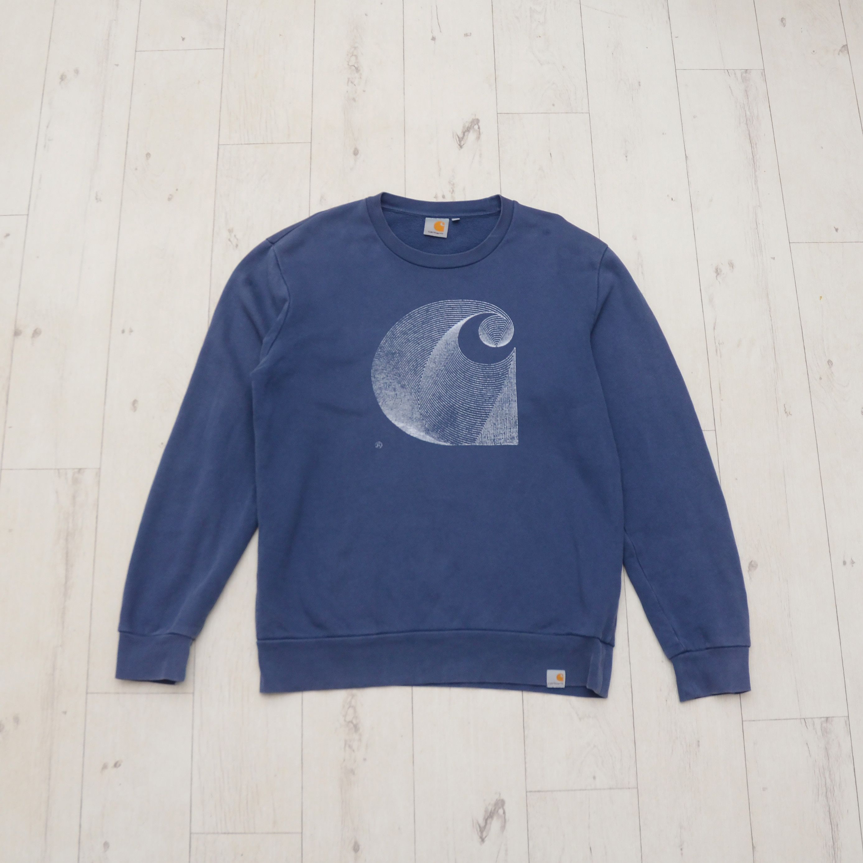 Carhartt × Carhartt Wip Carhartt Vintage Sweatshirt 00s Abstract Big Logo Streetwear Size US M / EU 48-50 / 2 - 1 Thumbnail