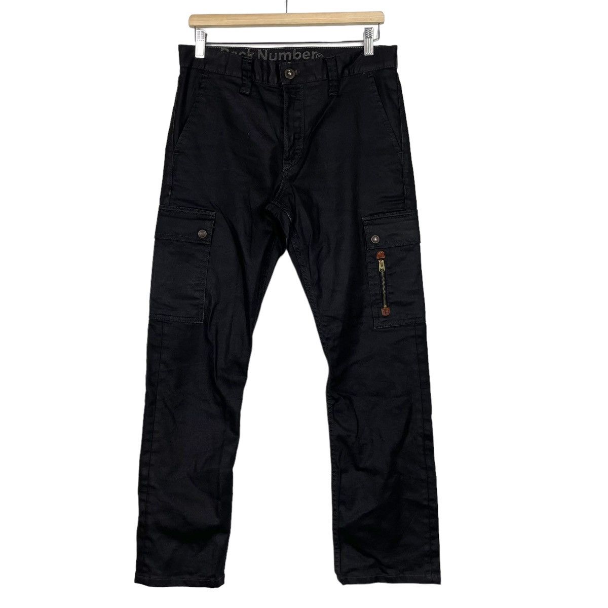 Beauty Beast × Japanese Brand 💥BACK NUMBER JAPAN WAXED CARGO JEAN BONDAGE TACTICAL Size US 32 / EU 48 - 1 Thumbnail