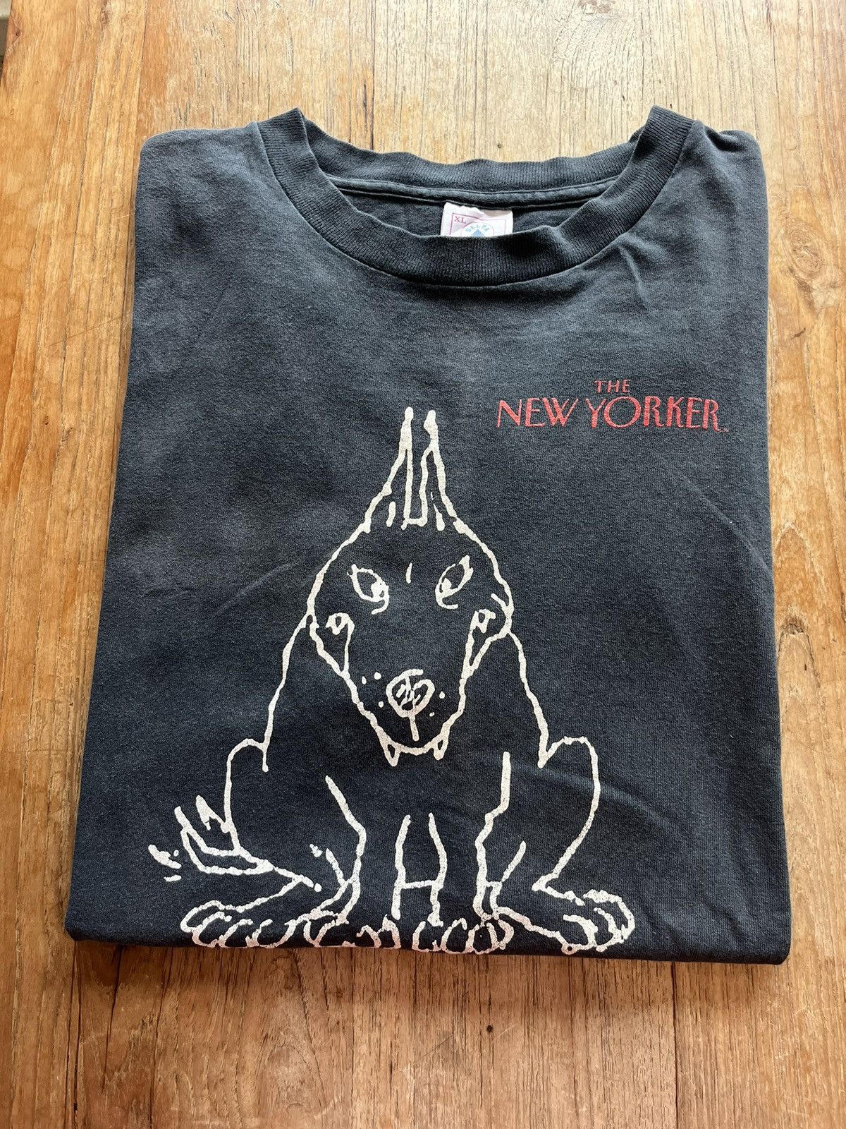 Vintage Vintage THE NEW YORKER 87’s by BOOTH T-shirt Size US XL / EU 56 / 4 - 1 Thumbnail