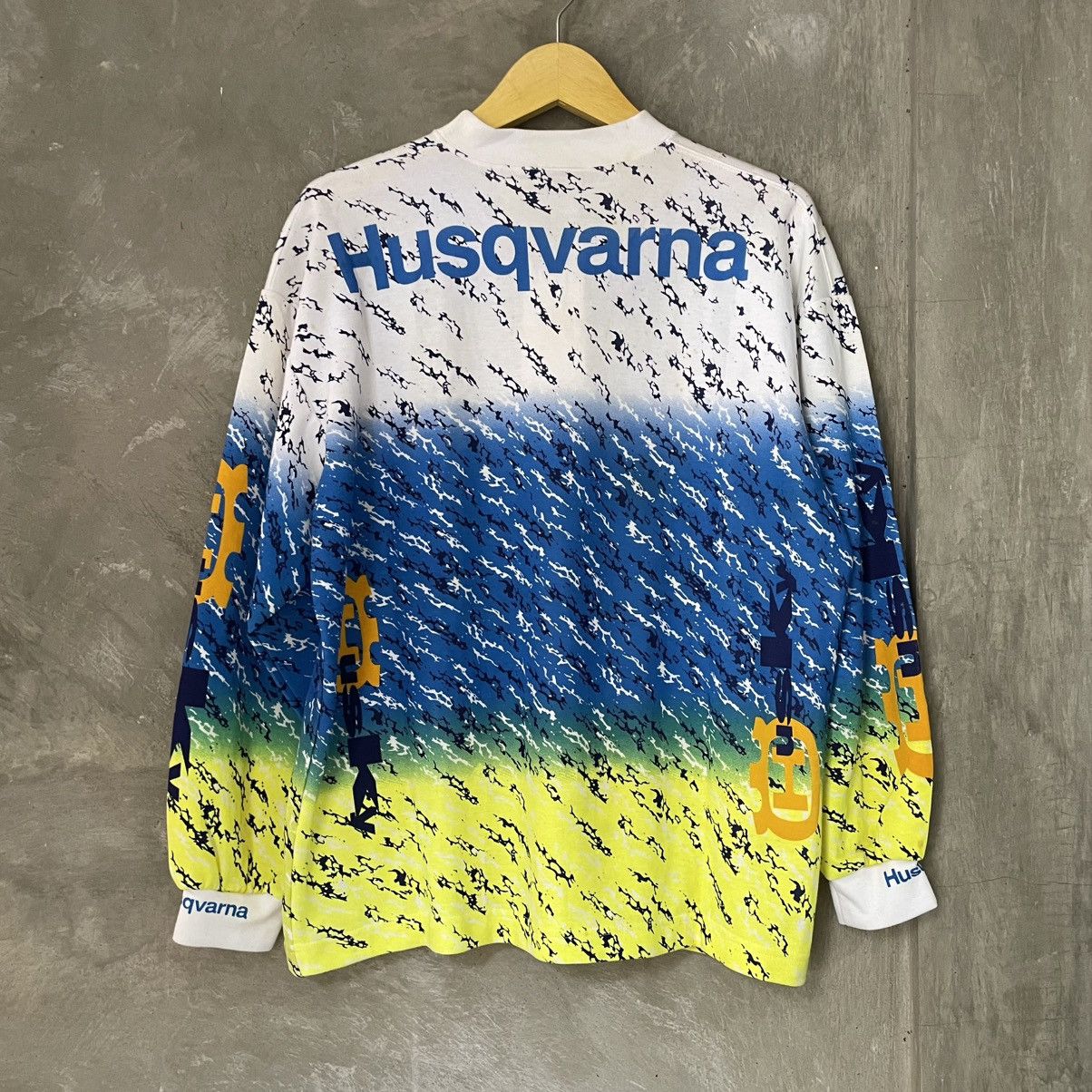 Gear for Sports × Vintage New Old Stock Vintage 90s Jersey Motocross Husqvarna Size US L / EU 52-54 / 3 - 16 Thumbnail