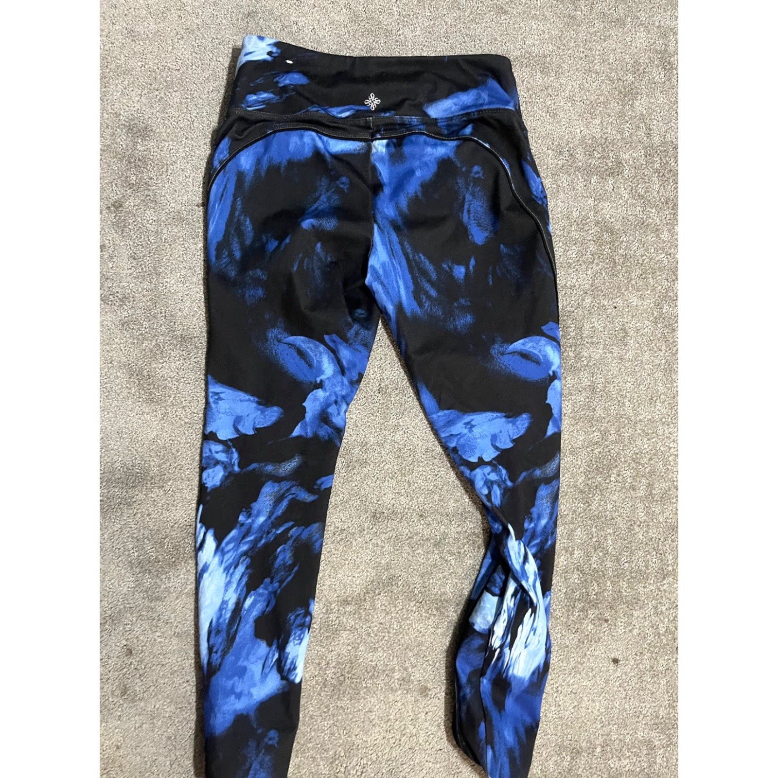Vintage Simply Vera Wang Leggings Womens XS Blue Mid-Rise Yoga Athleisure Size 26" / US 2 / IT 38 - 3 Thumbnail