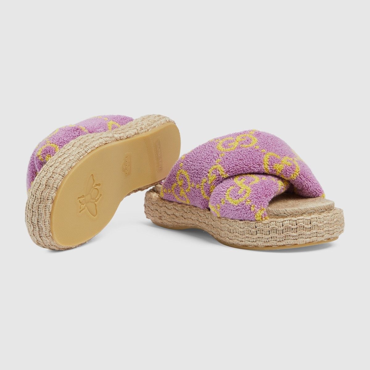 Gucci oc11z1025 GG Slide Sandals in Purple Size US 6.5 / IT 36.5 - 6 Thumbnail