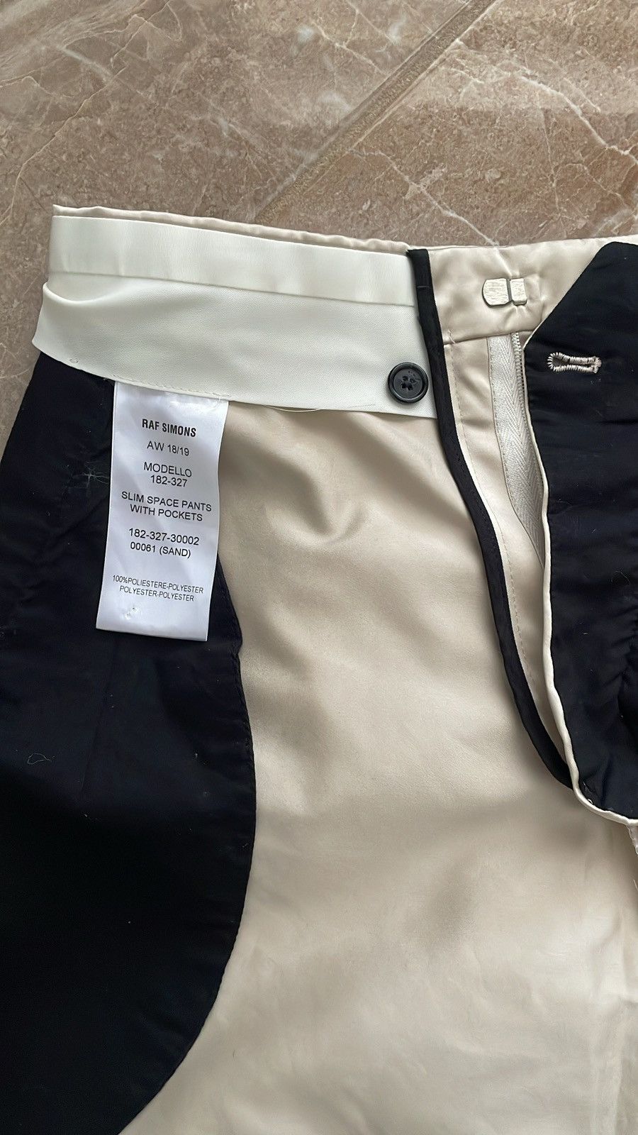 Raf Simons FW18 Satin Slim Space Pants With Pockets (46) Size US 30 / EU 46 - 6 Thumbnail