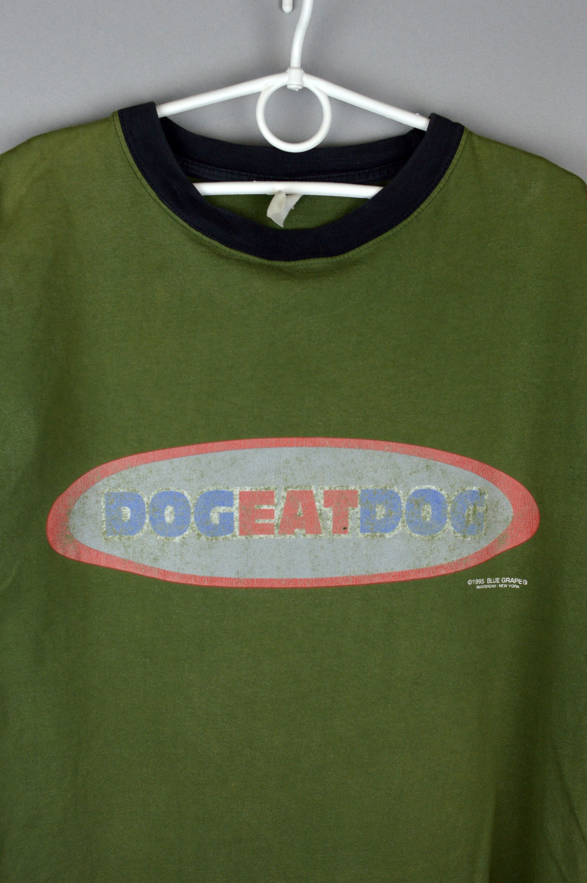 Vintage Vintage Dog Eat Dog 1995 t shirt Size US XL / EU 56 / 4 - 3 Thumbnail