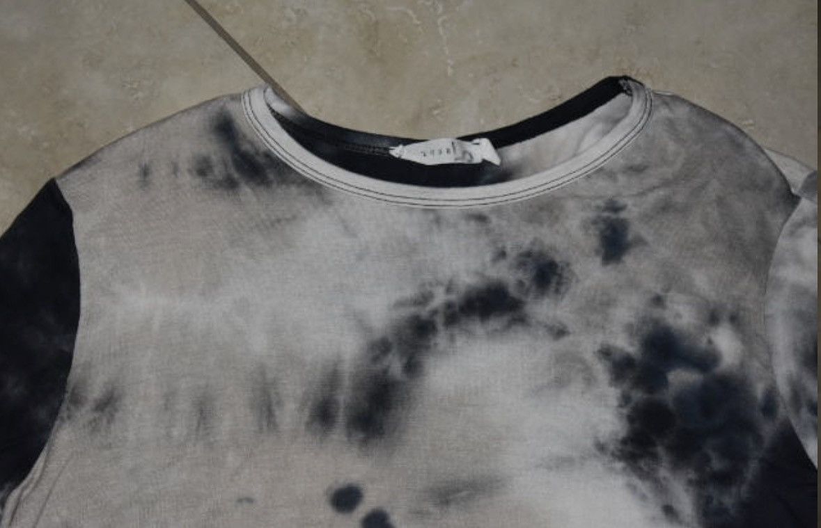 Other Lush Womens Size Large Blue Tie Dye Crop Top Shirt Size L / US 10 / IT 46 - 2 Thumbnail