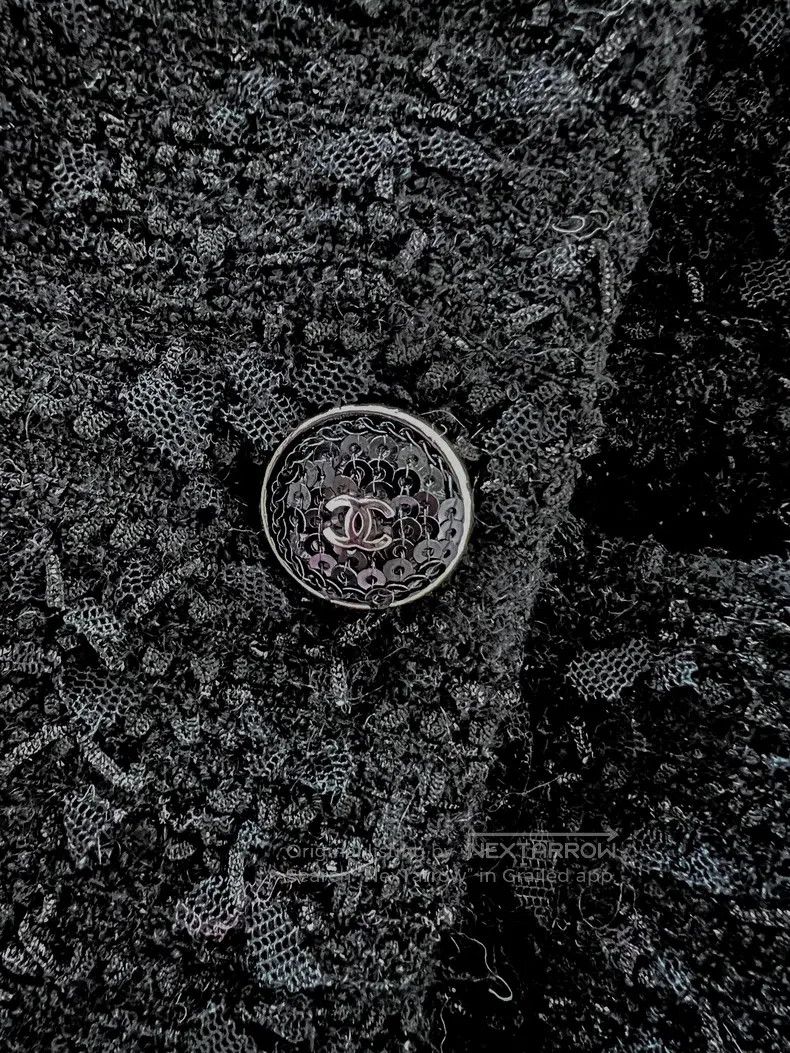 Chanel Chanel 21B winter sequin fine flash double-breasted tweed Size 42" / US 20 - 4 Thumbnail