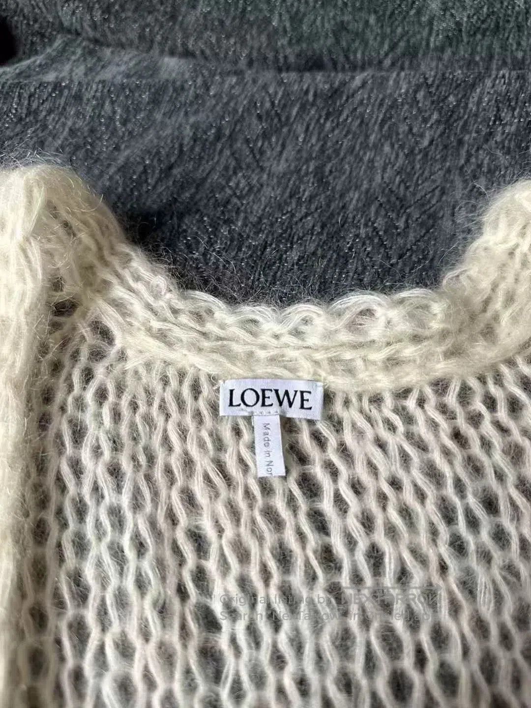 Loewe loewe mohair cardigan in light beige. Size US S / EU 44-46 / 1 - 4 Thumbnail