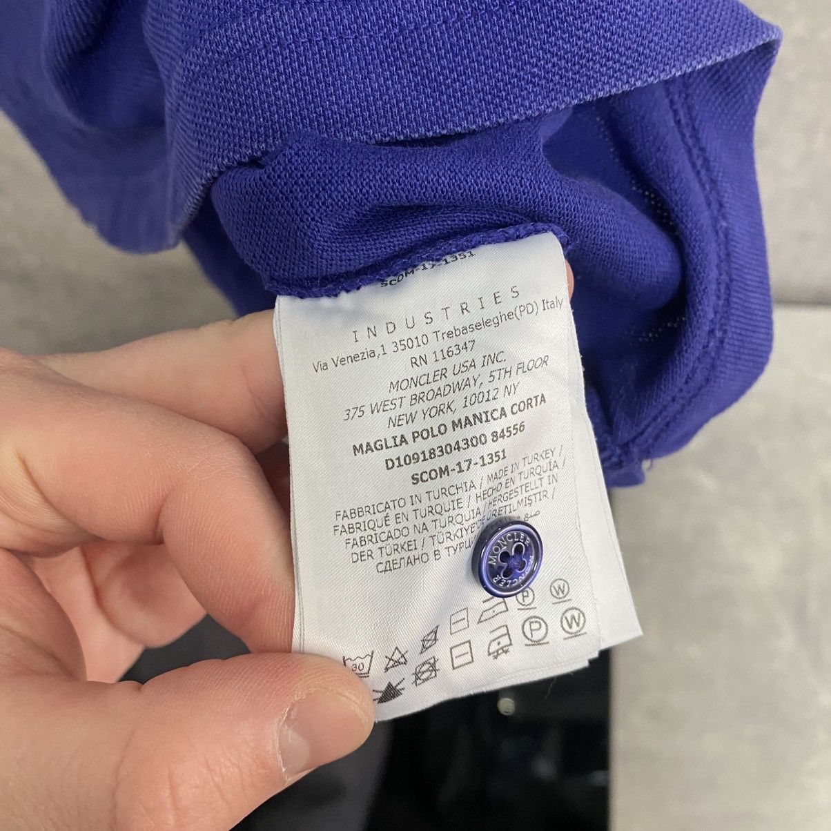 Moncler Moncler Polo T-Shirt Size US L / EU 52-54 / 3 - 10 Thumbnail