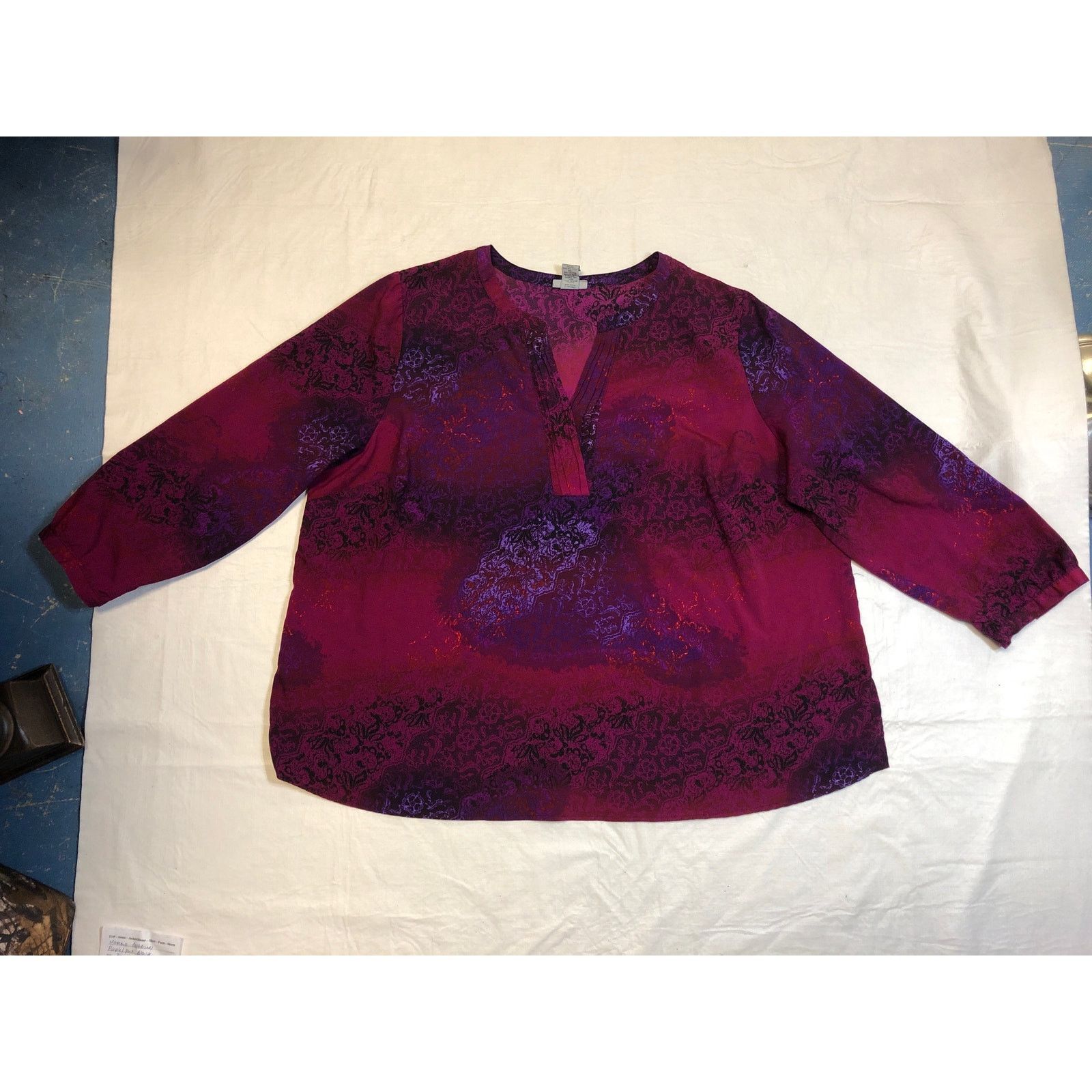 Other Women’s Catherine’s purple/pink blouse Size 3XL / US 20-22 - 1 Thumbnail