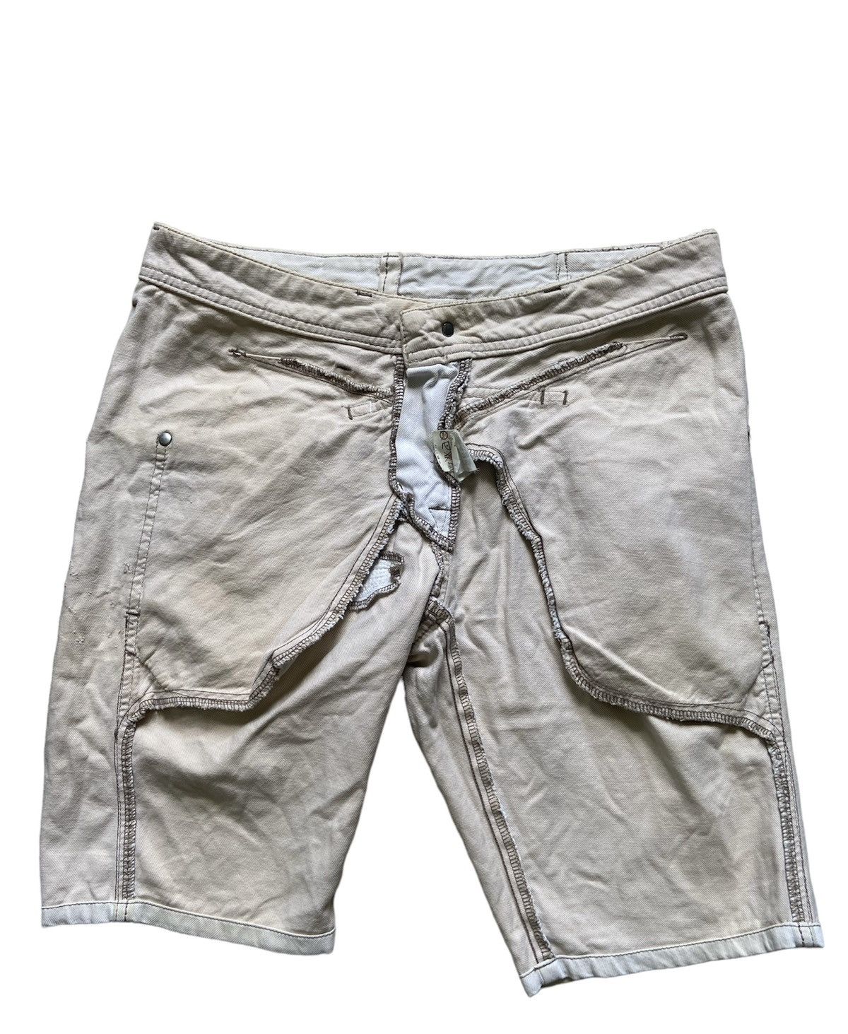 Le Grande Bleu (L.G.B.) × Marithe + Francois Girbaud Vintage 90’s Marithe Francois Girbaud Reversible Short Pants Size US 32 / EU 48 - 6 Thumbnail