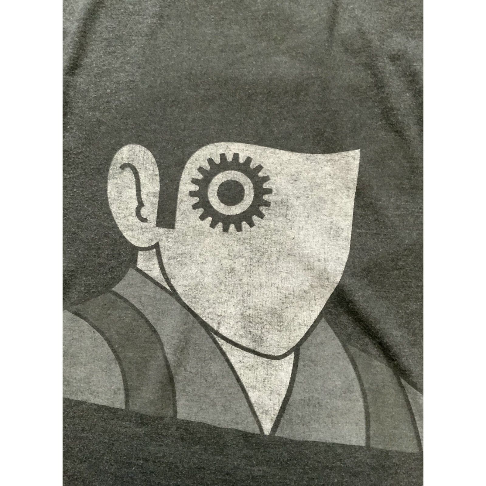 Vintage VINTAGE Anthony Burgess A Clockwork Orange Novel Book Out Of Print Clothing T-Shirt Sz.L Men Gray Large Shirt Size US L / EU 52-54 / 3 - 6 Thumbnail