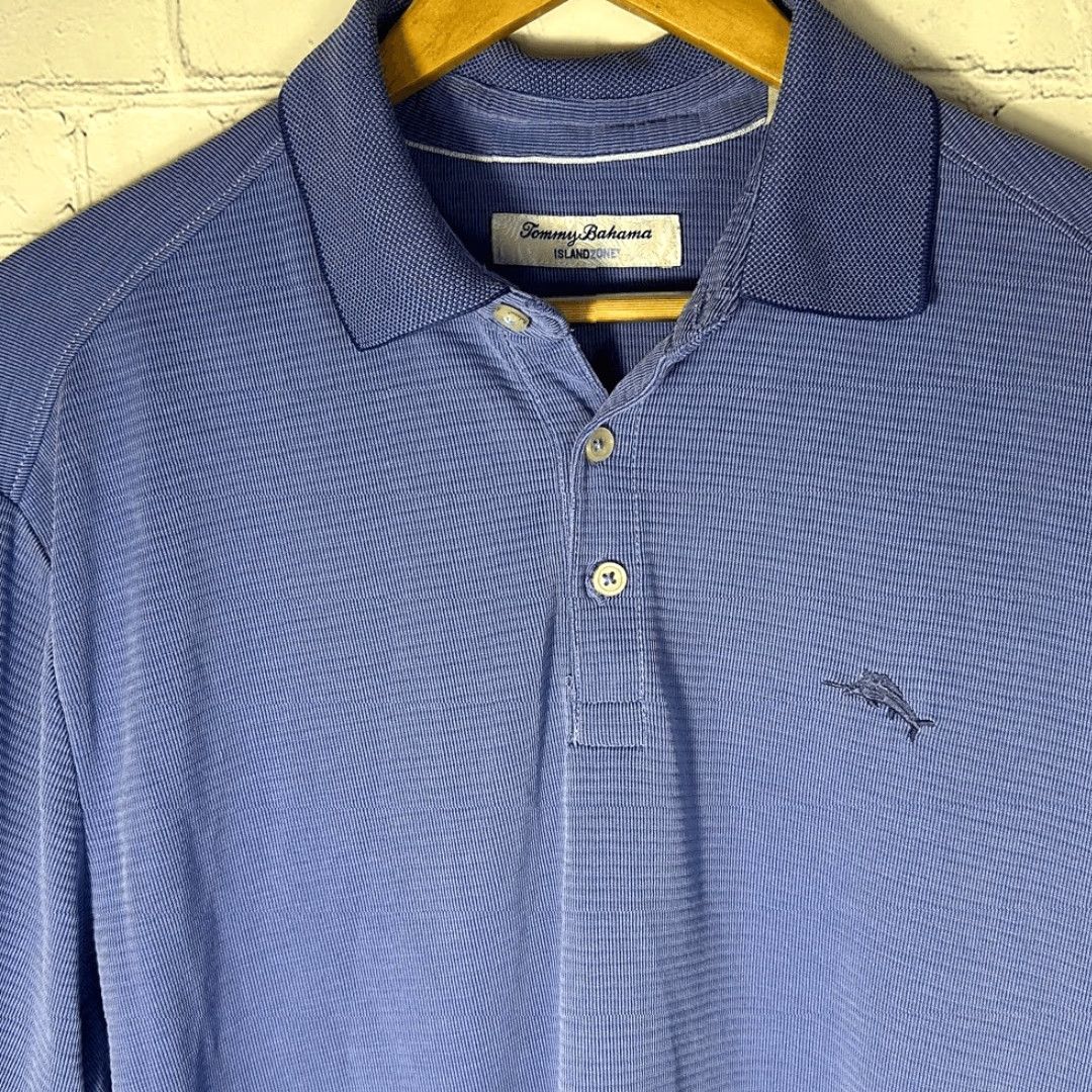 Tommy Bahama Tommy Bahama Island Zone Polo Golf Shirt Mens L Large Modal Stretch LOOK Orange Size US L / EU 52-54 / 3 - 2 Thumbnail