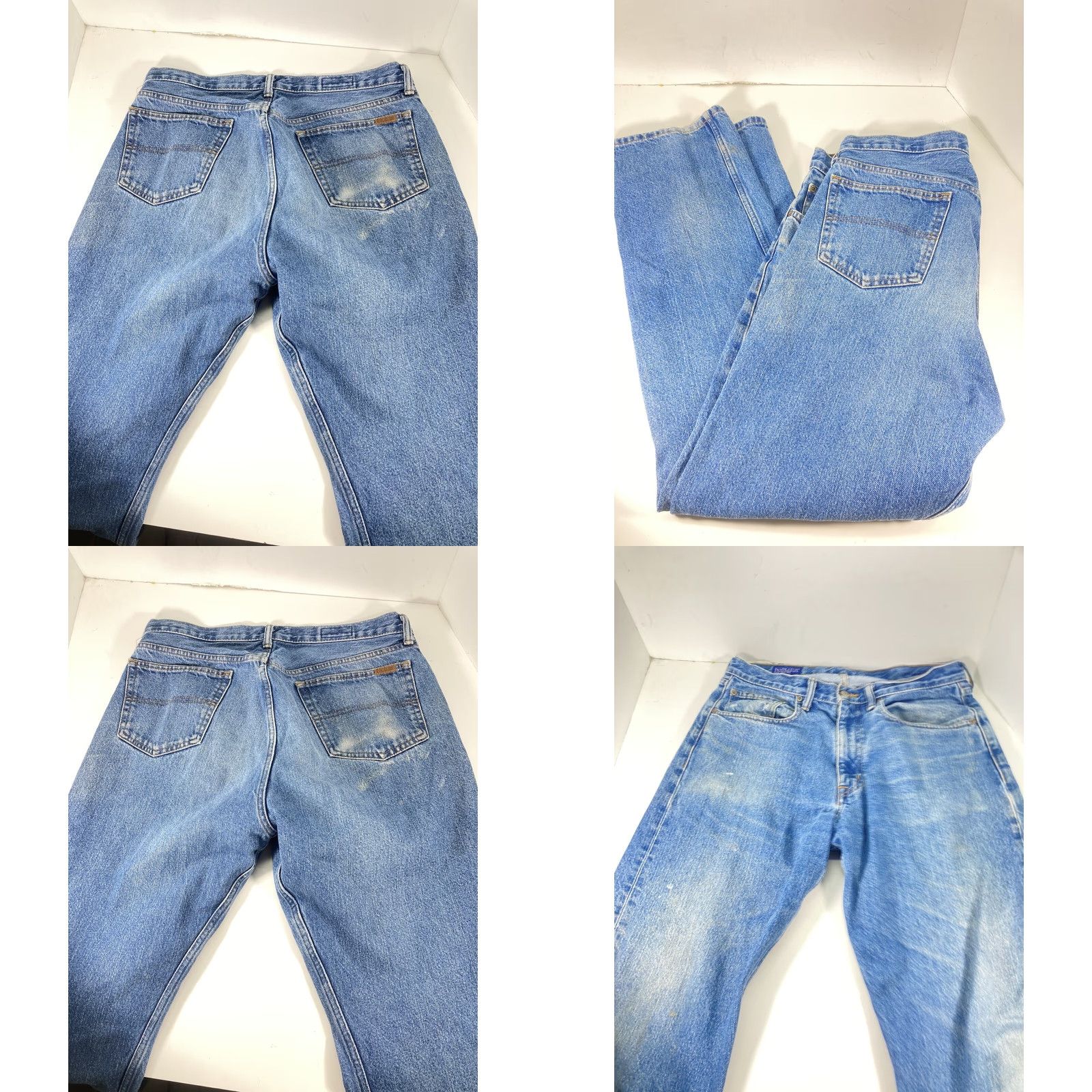 Pendleton Pendleton Jeans Men 34X32 Blue Denim Relaxed Straight Distressed Jeans Mens 34 Waist 32 Inseam Denim Blues Straight Distressed Size US 34 / EU 50 - 9 Thumbnail