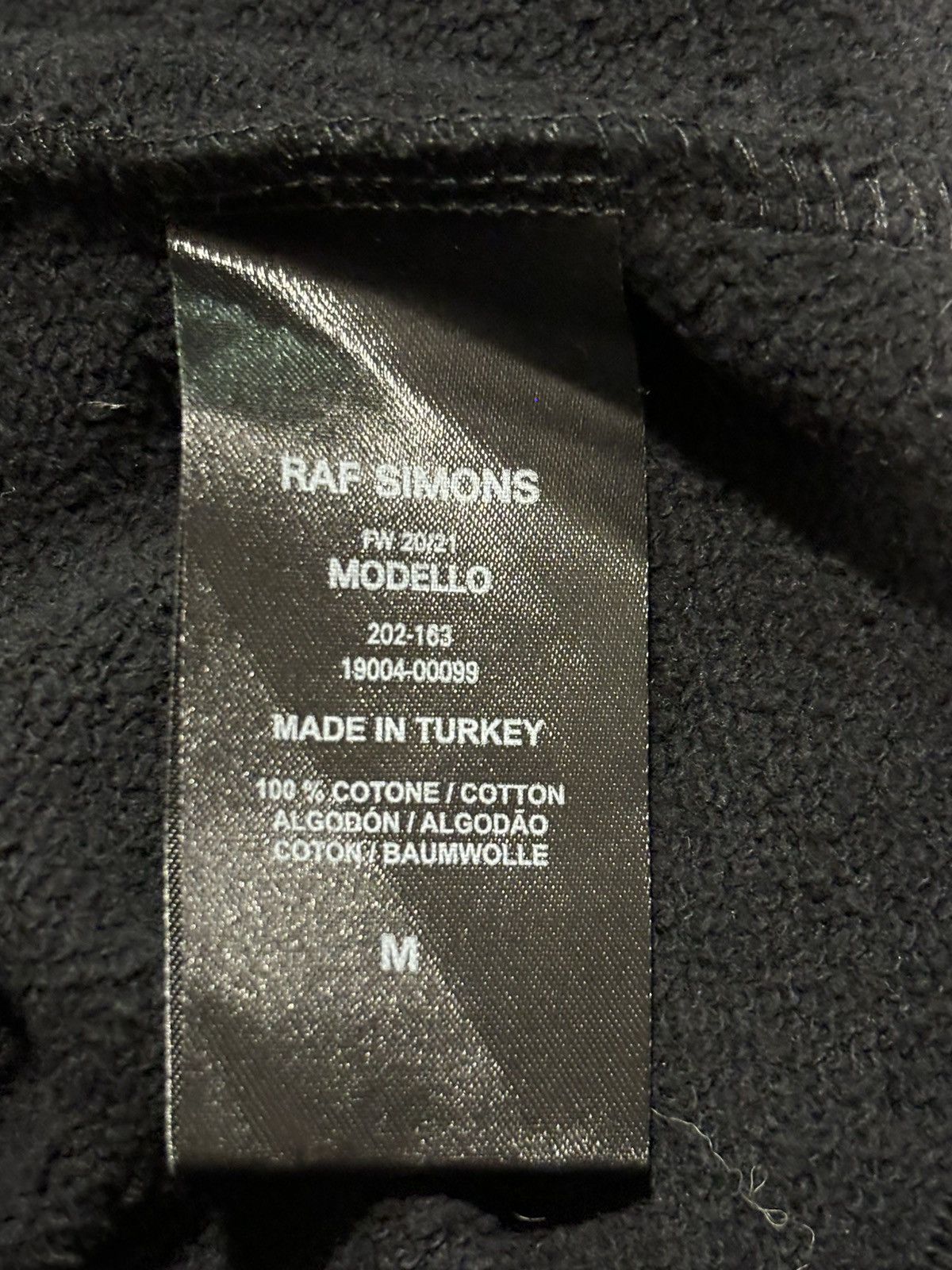 Raf Simons RAF Simon’s AW 2020-21 Detachable Scarf Hoodie Size US M / EU 48-50 / 2 - 9 Thumbnail