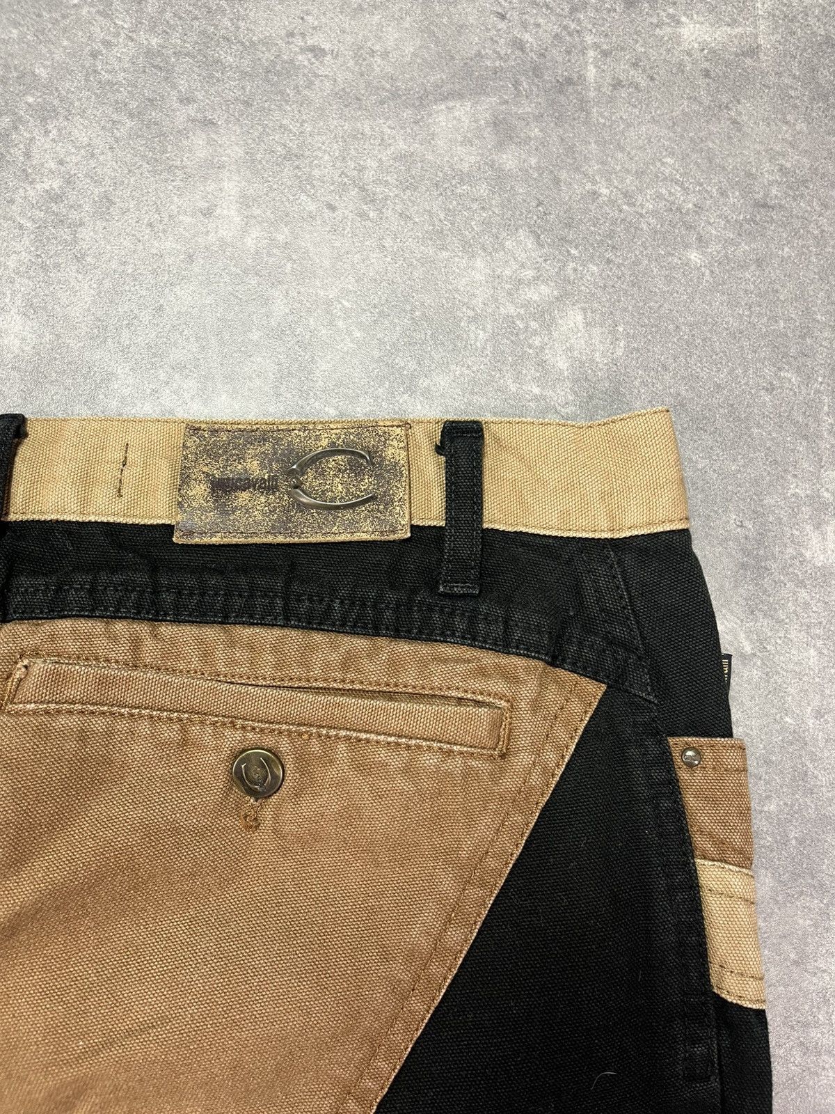 Just Cavalli AW03 Just Cavalli Geometry Panel Flared Jeans 33 Size US 33 - 14 Thumbnail