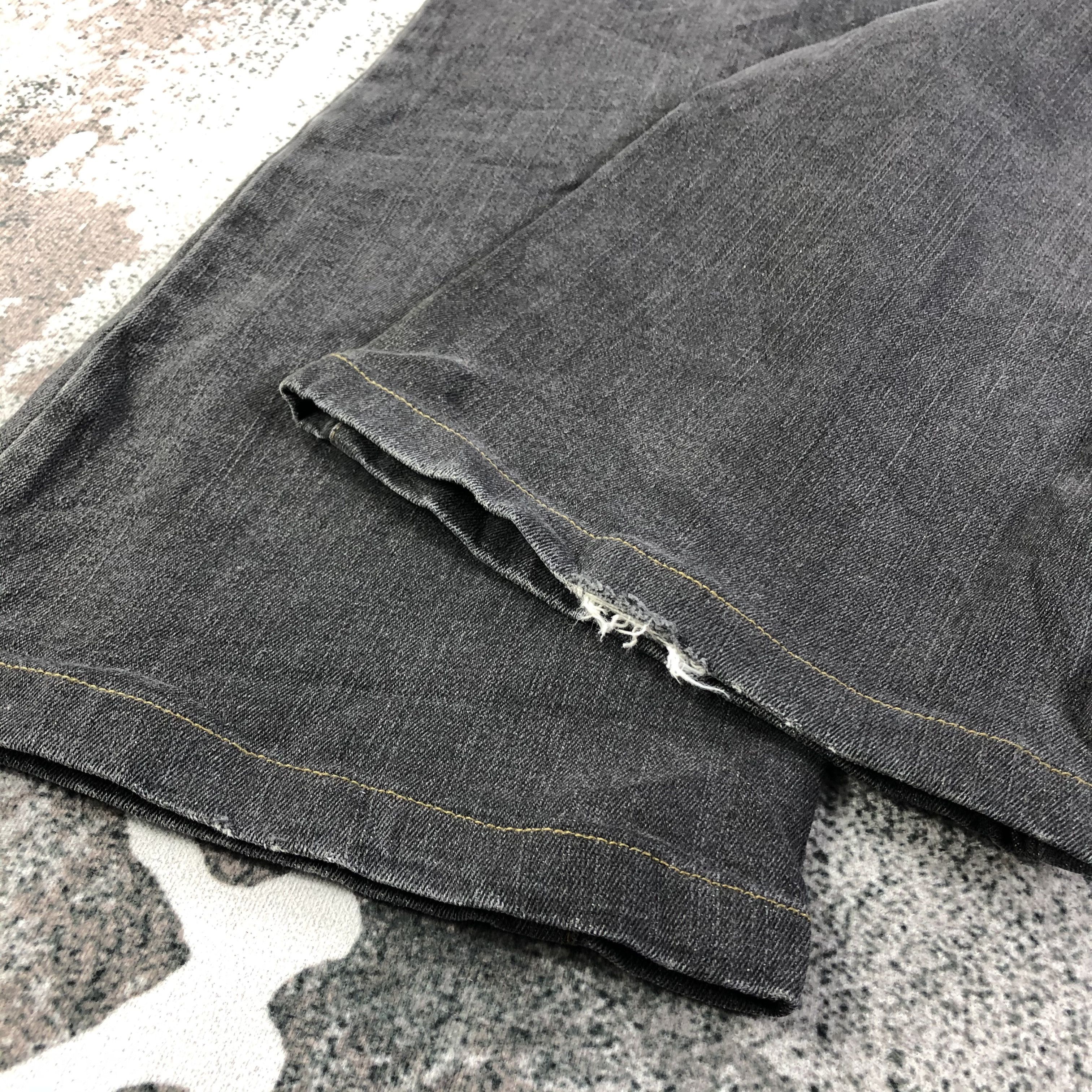 Japanese Brand Japanese Brand Espie Jeans Faded Black Flare Denim KJ1645 Size 28" / US 6 / IT 42 - 5 Thumbnail