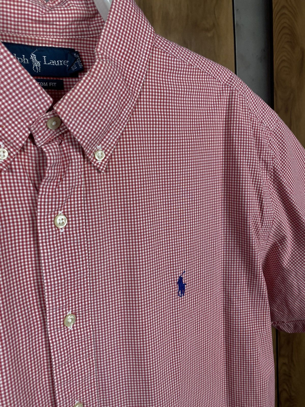 Polo Ralph Lauren 🎠Vintage 90s Shirt Short Sleeve Polo Ralph Lauren Checkered🎠 Size US XXL / EU 58 / 5 - 6 Thumbnail
