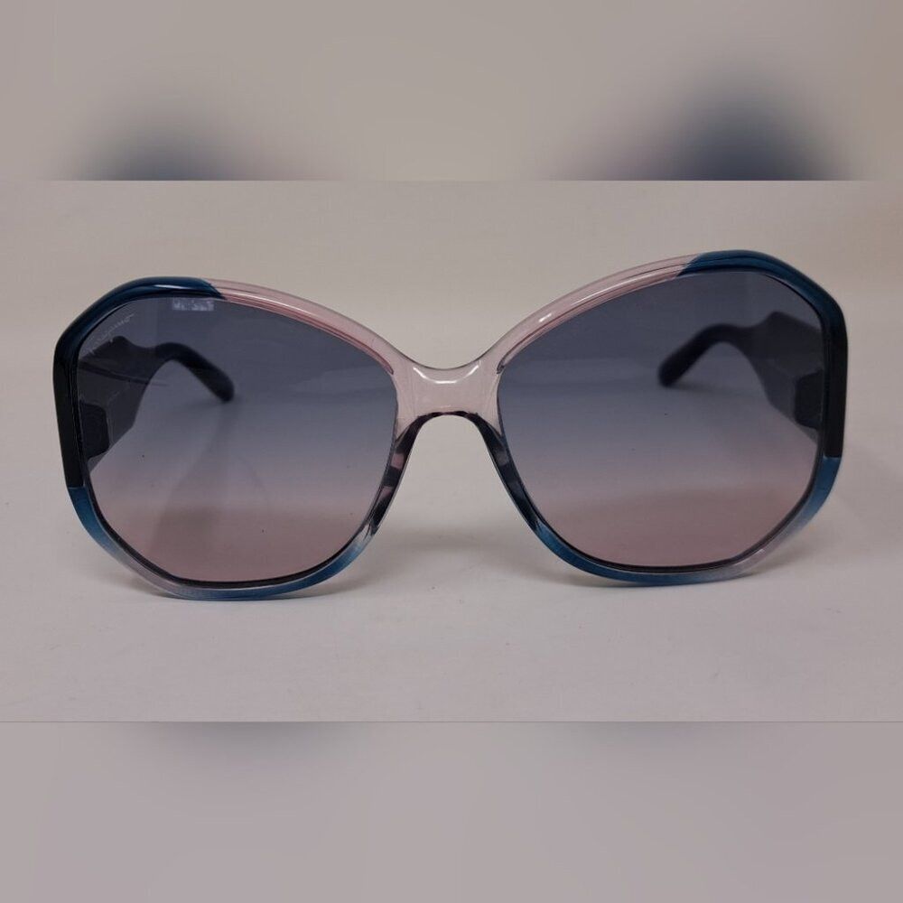 Salvatore Ferragamo Salvatore Ferragamo Sunglasses Blue Antique Rose Gradient S Size ONE SIZE - 7 Thumbnail