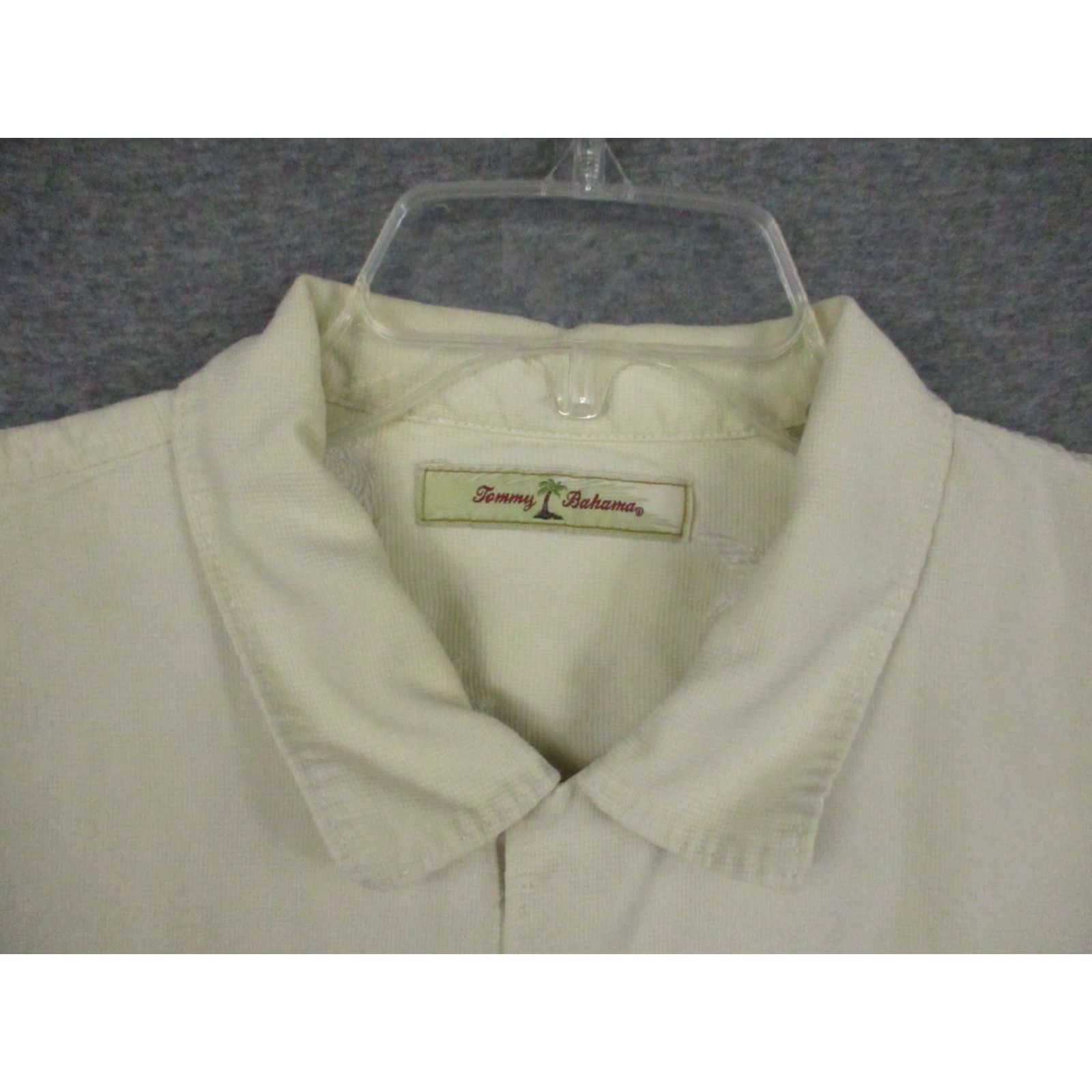 Tommy Bahama Tommy Bahama Silk Shirt XL Men's Button-Up Yellow Floral Pattern Logo Pockets Size US XL / EU 56 / 4 - 5 Thumbnail