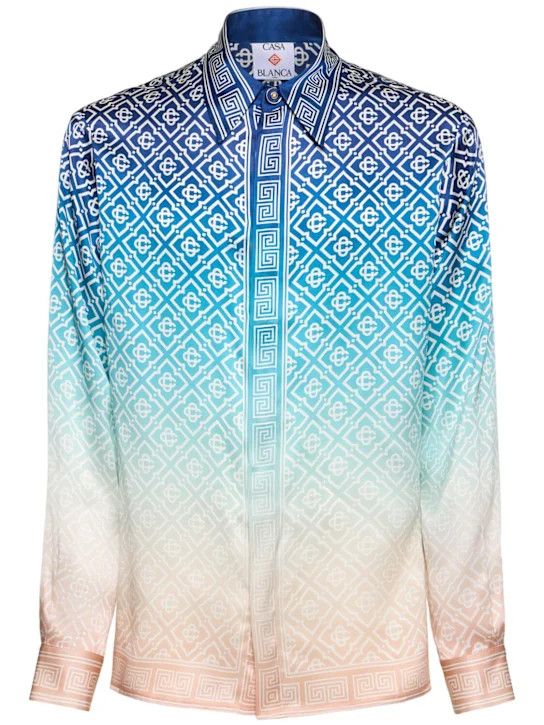 Casablanca o1lsvrm0425 Silk Shirt in Multicolor Size US S / EU 44-46 / 1 - 1 Thumbnail