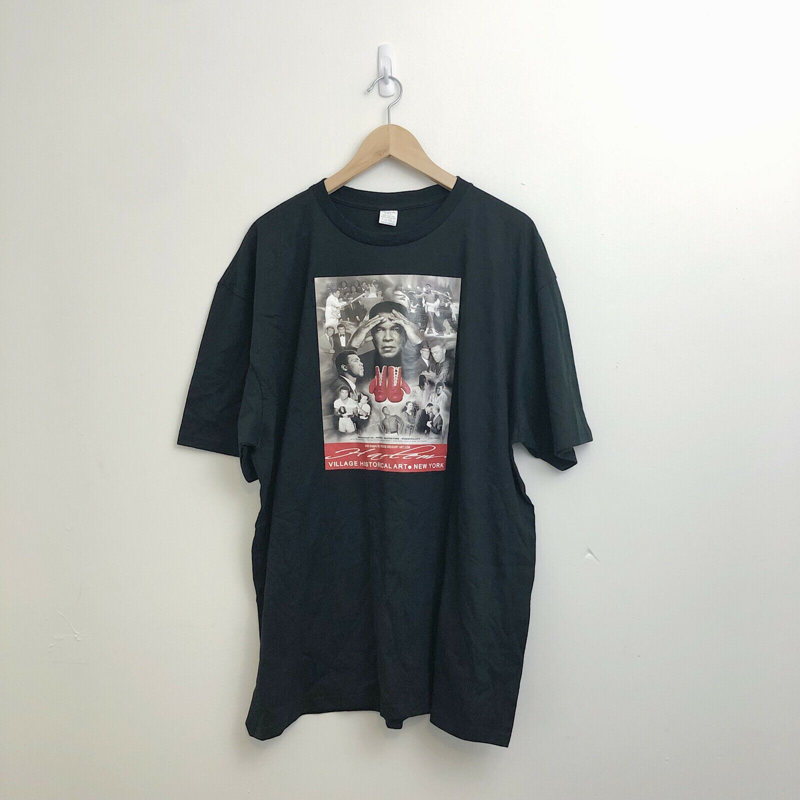 Rap Tees × Vintage VTG Muhammad Ali Power Magnetism Personality T-Shirt Size US XXL / EU 58 / 5 - 1 Thumbnail