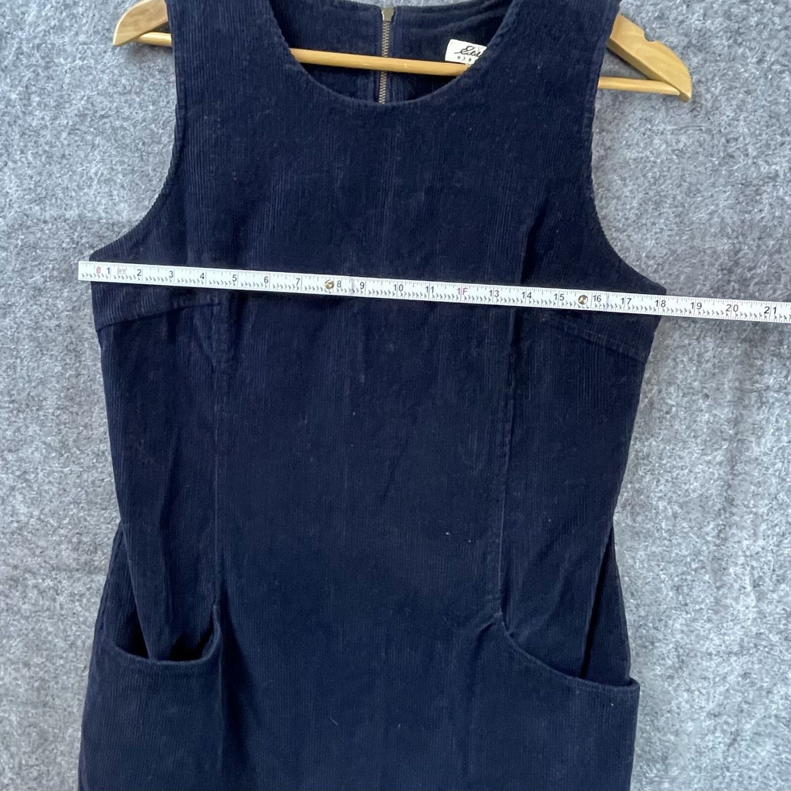 Eddie Bauer Vtg Eddie Bauer Dress 4P Jumper Corduroy Modest Minimal 90s Size S / US 4 / IT 40 - 3 Thumbnail