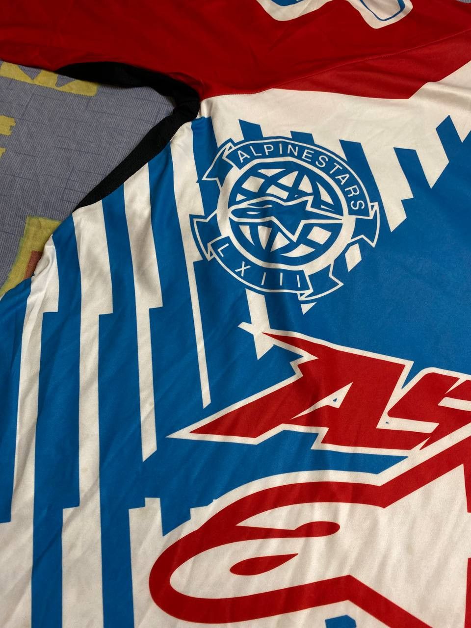 Alpinestars Vintage Alpinestars Jersey Tee big logo Size US XXL / EU 58 / 5 - 14 Thumbnail