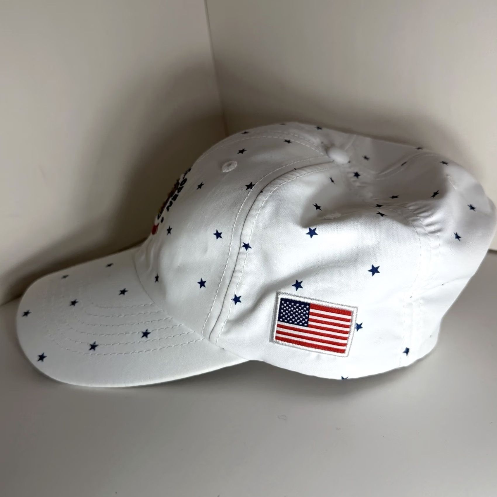 Vintage Ahead 125th U.S. Open Oakmont Country Club Hat Adjustable Strap White Imperial Stars Golf Hat Unisex Adults Adjustable Sports USA White Size ONE SIZE - 2 Thumbnail