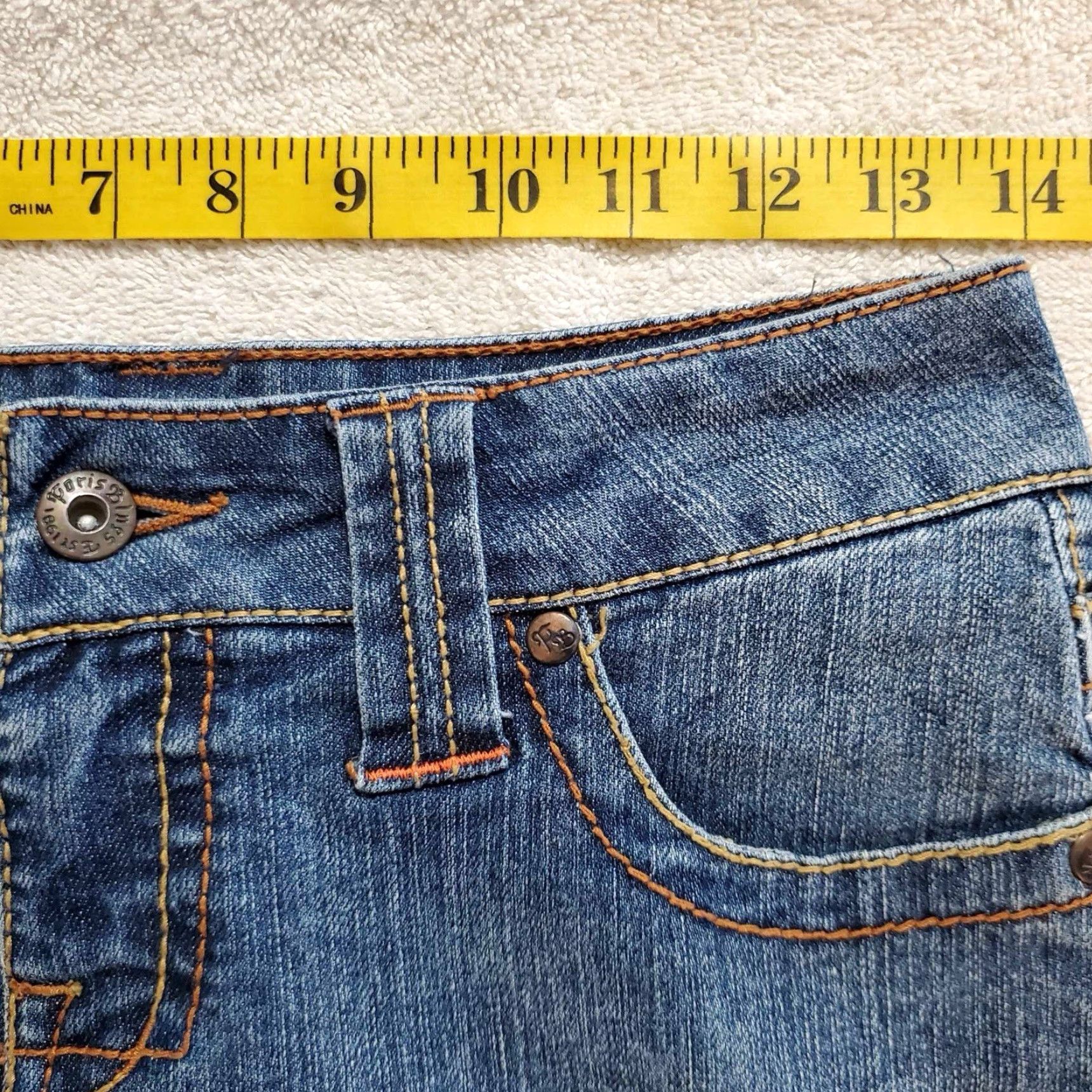 Vintage Paris Blues Skinny Jeans Women's Size 1 Dark Wash Blue Denim Jeans Vintage No Size 25" / US 0 / IT 36 - 4 Thumbnail