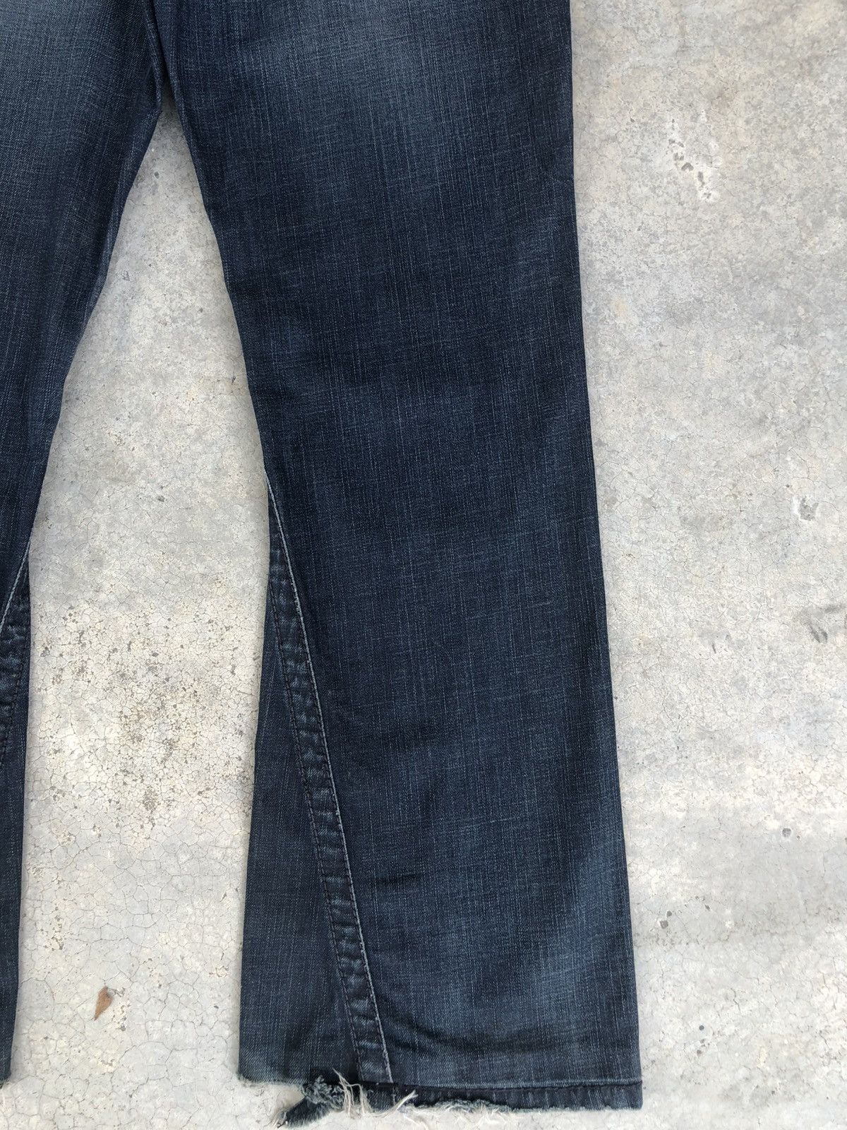 If Six Was Nine Japanese Stitch’s Flared Jeans Distressed Denim Size US 32 / EU 48 - 12 Thumbnail