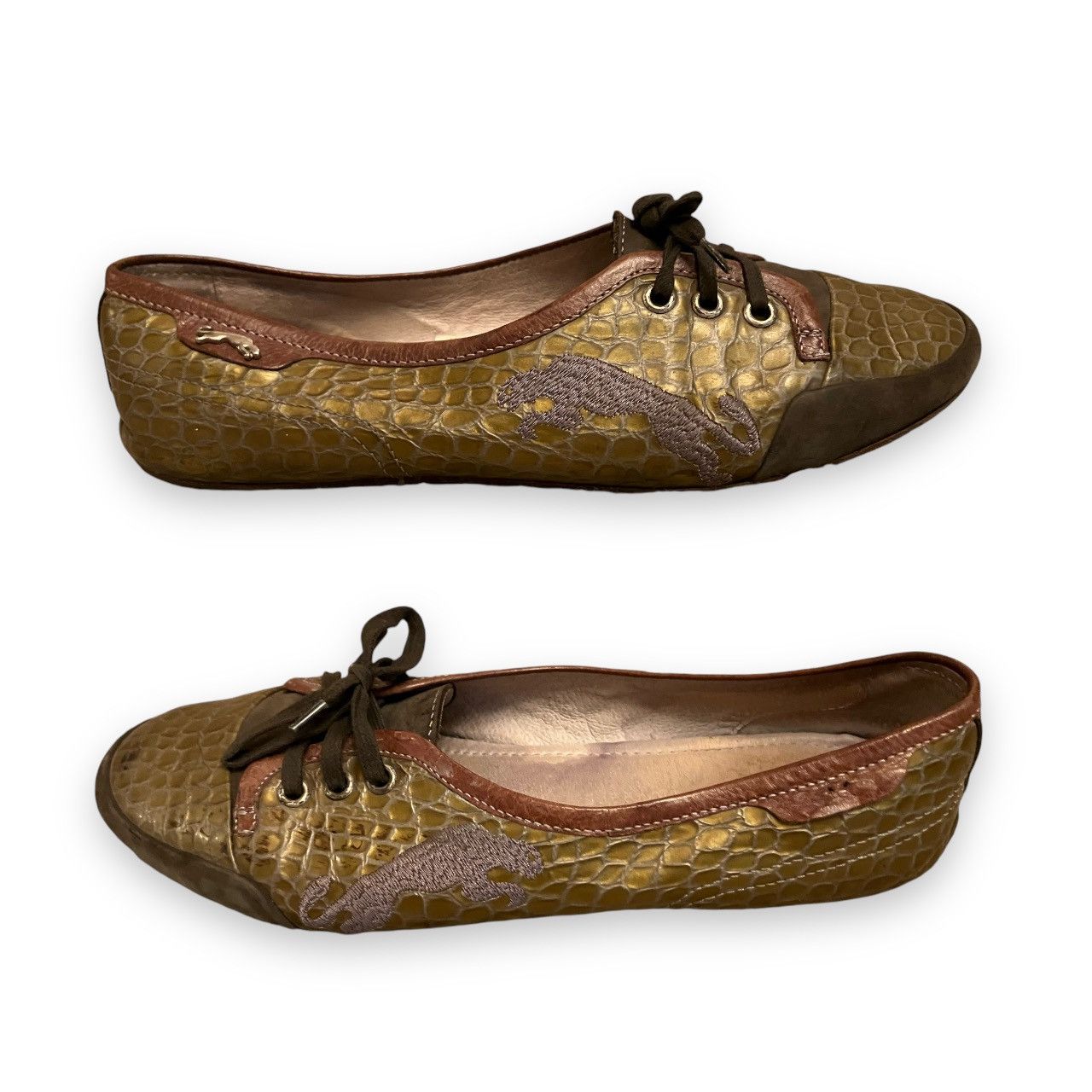 Puma PUMA 80S Extremely rare leather Vintage ballet flats Size US 9 / IT 39 - 3 Thumbnail