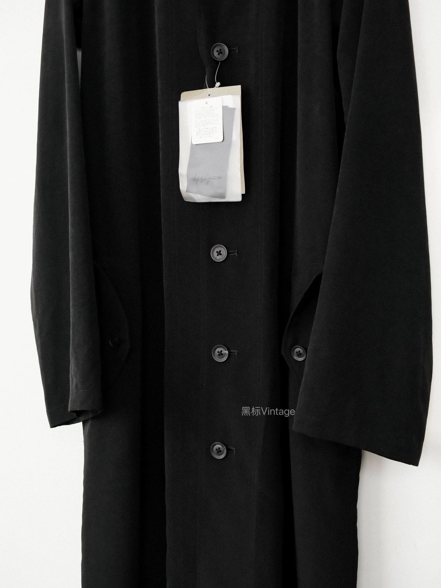 Yohji Yamamoto Yohji Yamamoto 24ss Vtg Triacetate Minimal Trench Coat Size US S / EU 44-46 / 1 - 6 Thumbnail