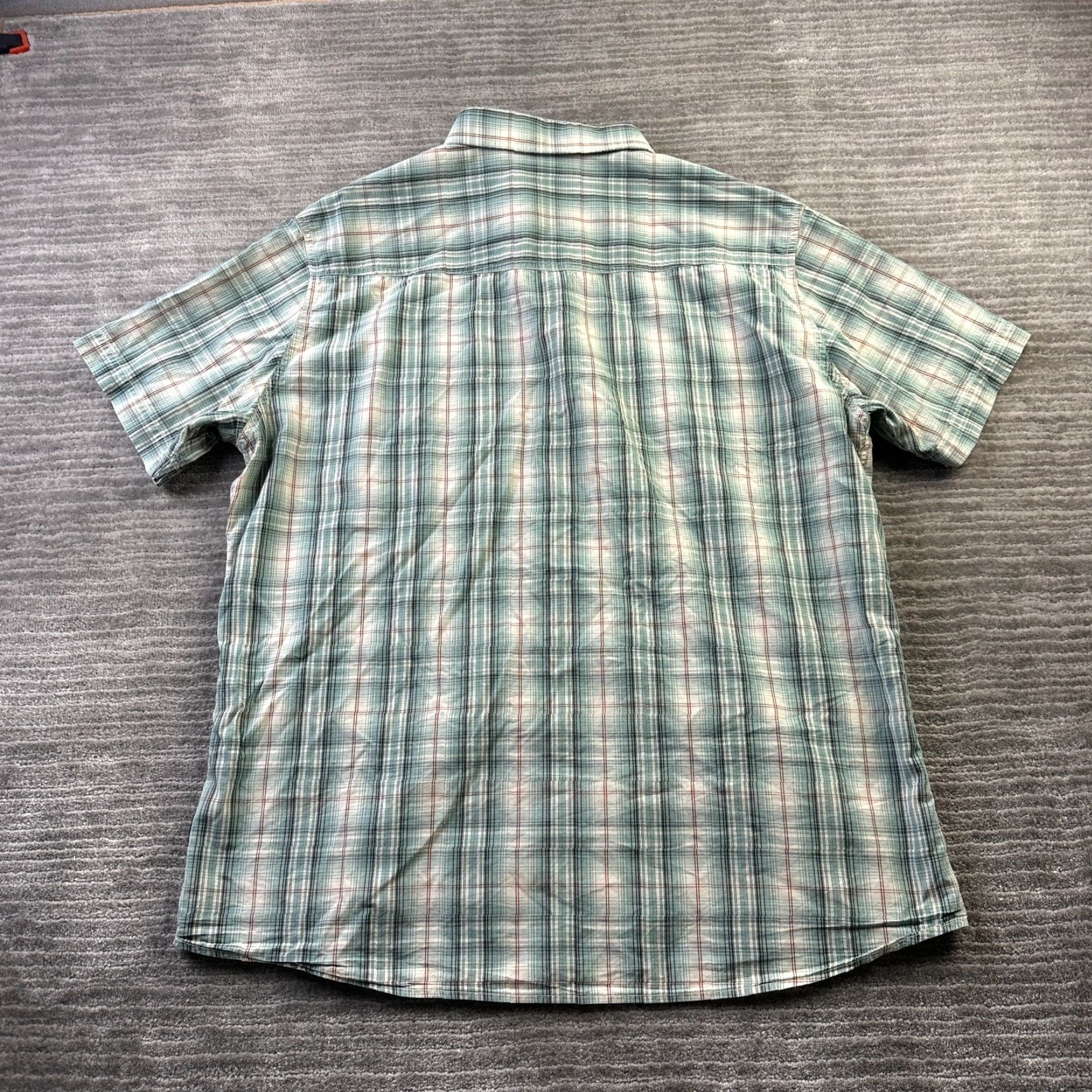 Vintage Kuhl Shirt XL Green Button-Up Outdoors Western Plaid Casual Shirt Mens Size US XL / EU 56 / 4 - 2 Thumbnail