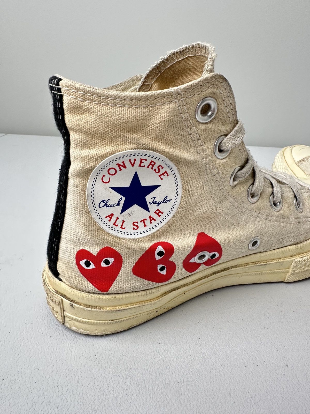 Comme des Garcons Comme Des Garcons Play High Sneakers Monogram Size US 7 / IT 37 - 6 Thumbnail