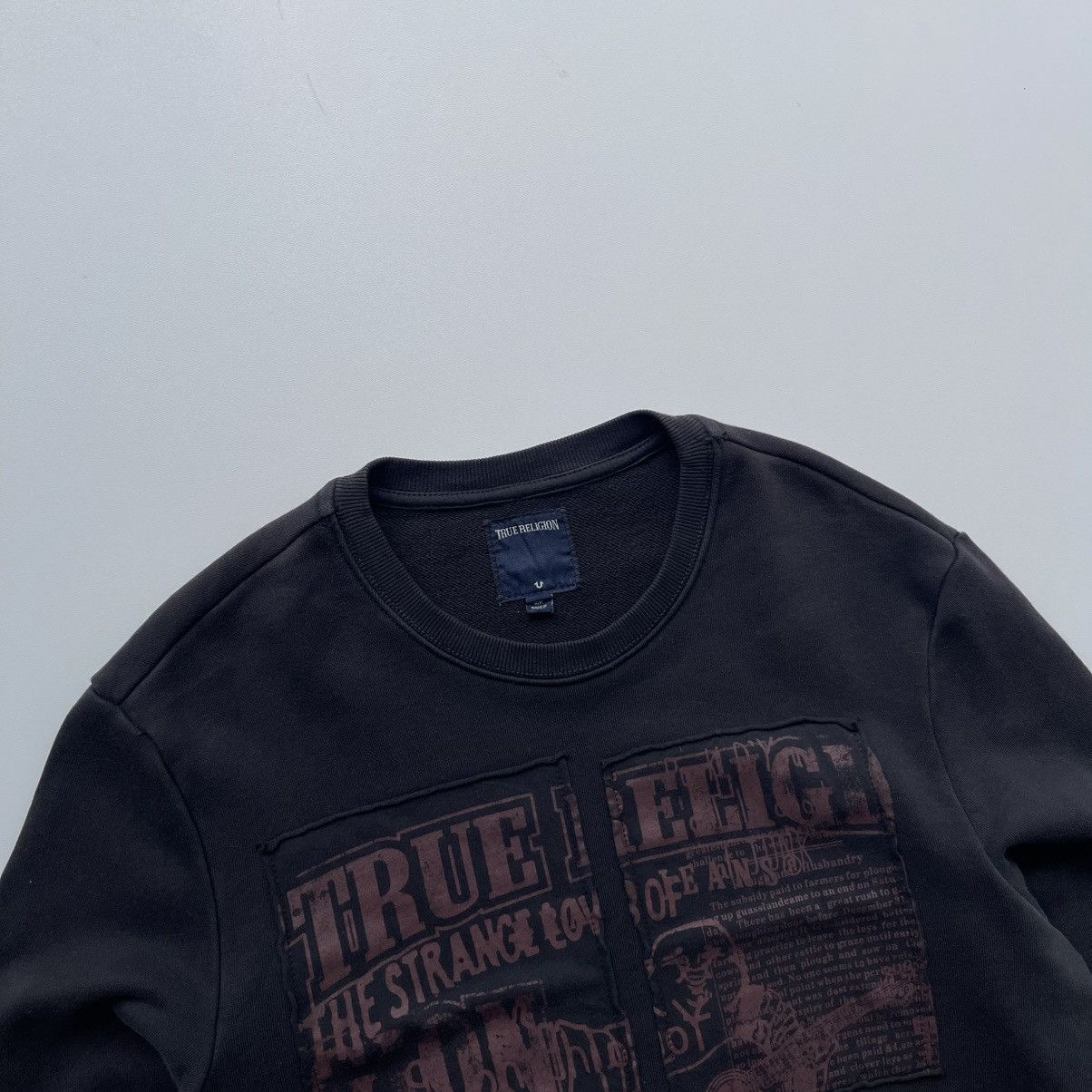 True Religion True Religion Buddha Patchwork Logo Crew Neck Sweatshirt Size US S / EU 44-46 / 1 - 2 Thumbnail