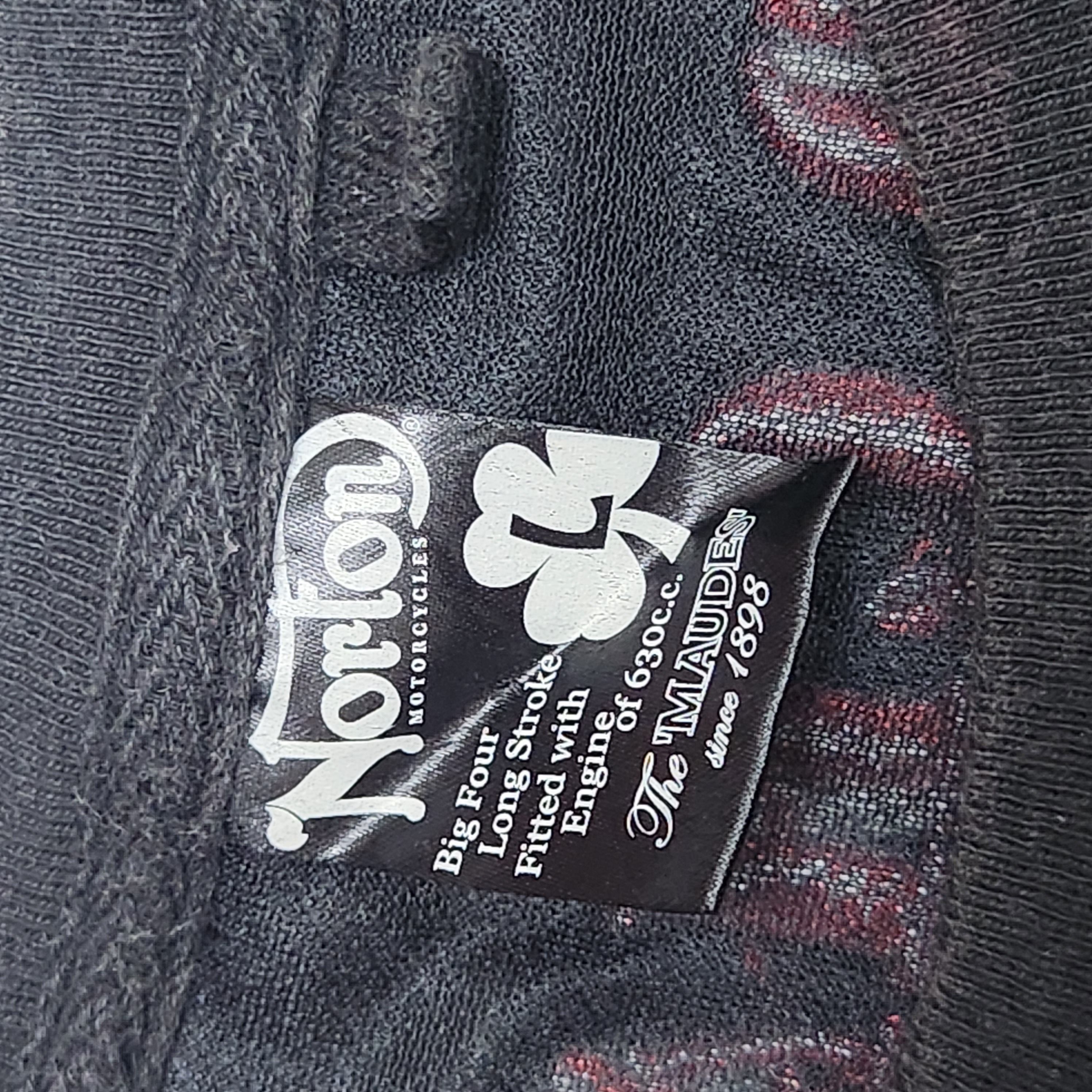 Norton Vintage Norton Bling Bling Big Logo TShirt Size US S / EU 44-46 / 1 - 13 Thumbnail