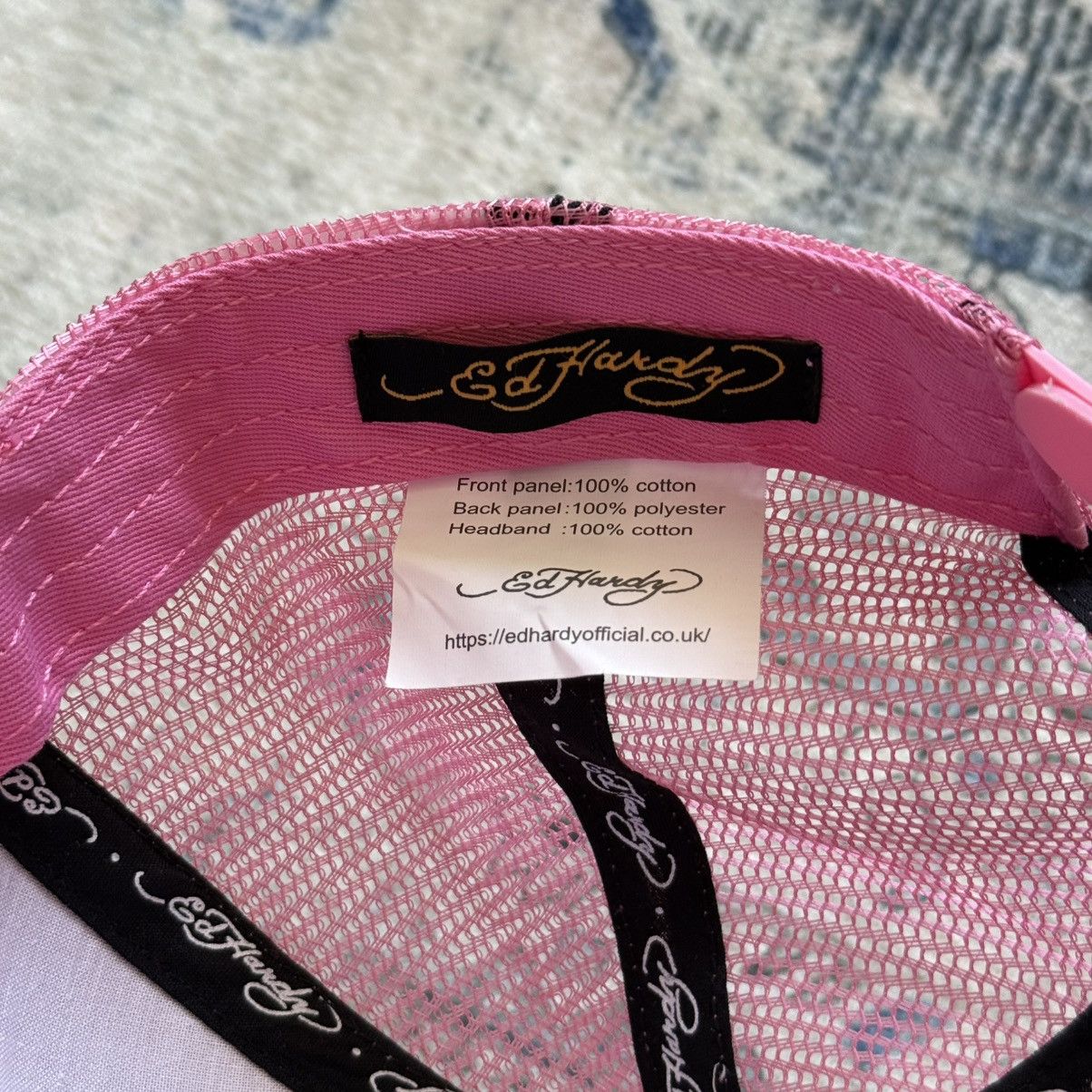 Ed Hardy 📌Crazy Y2K Ed Hardy Cristian Audigier Skull Hat Cap Size ONE SIZE - 8 Thumbnail